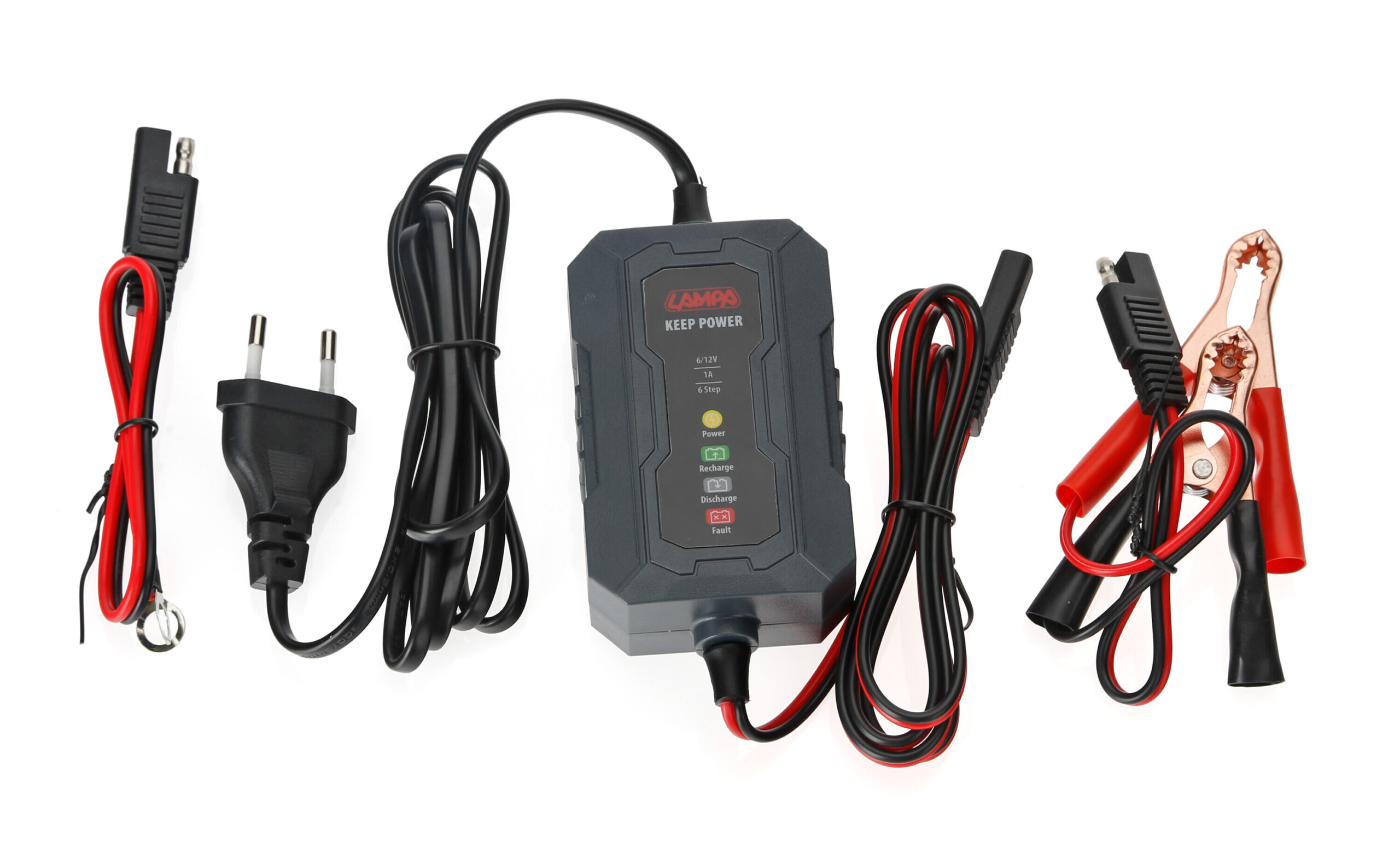 Keep Power, caricabatteria intelligente e mantenitore di carica, 6/12V - immagine 3