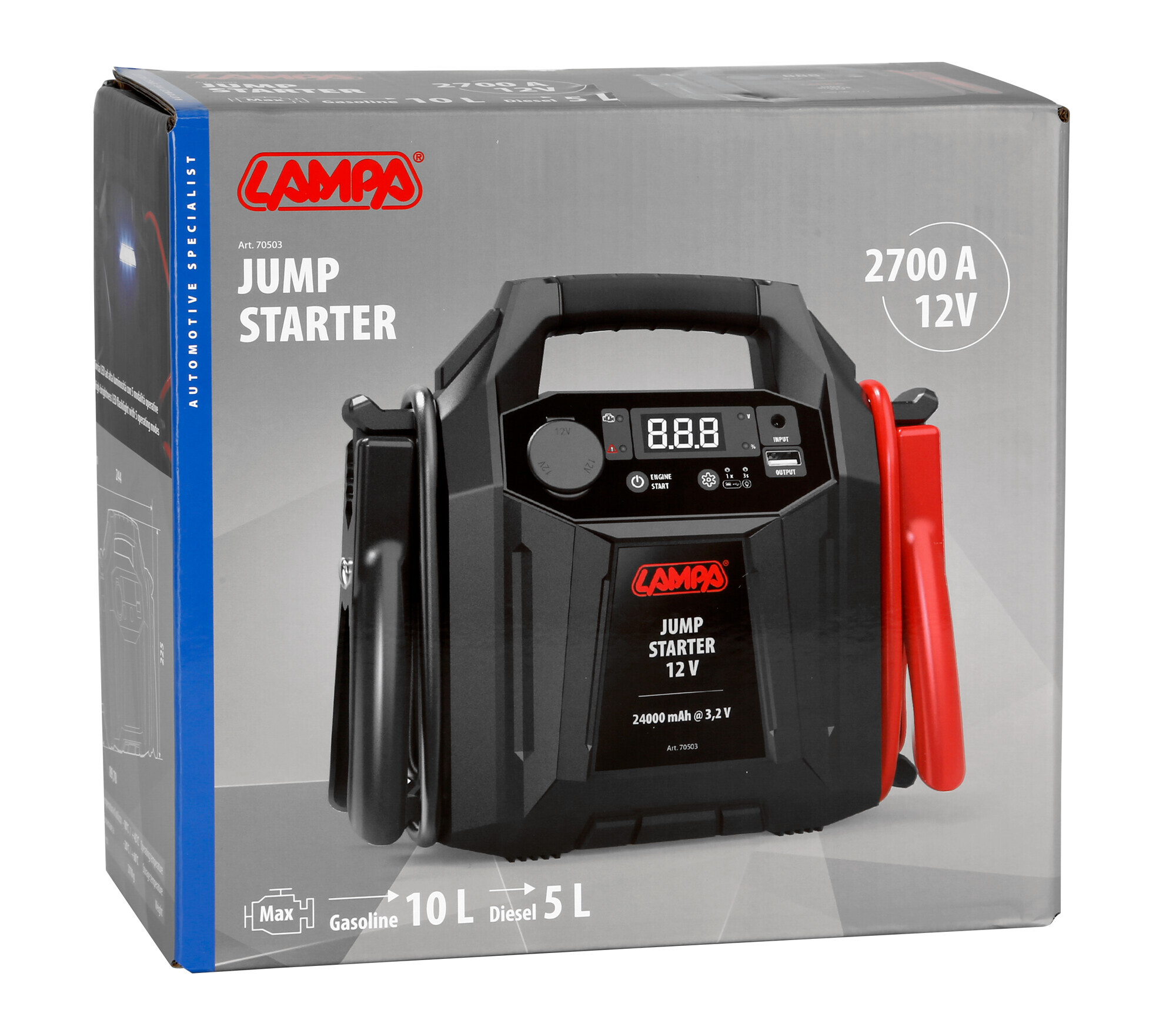 Avviatore di emergenza professionale, 12V - immagine 6