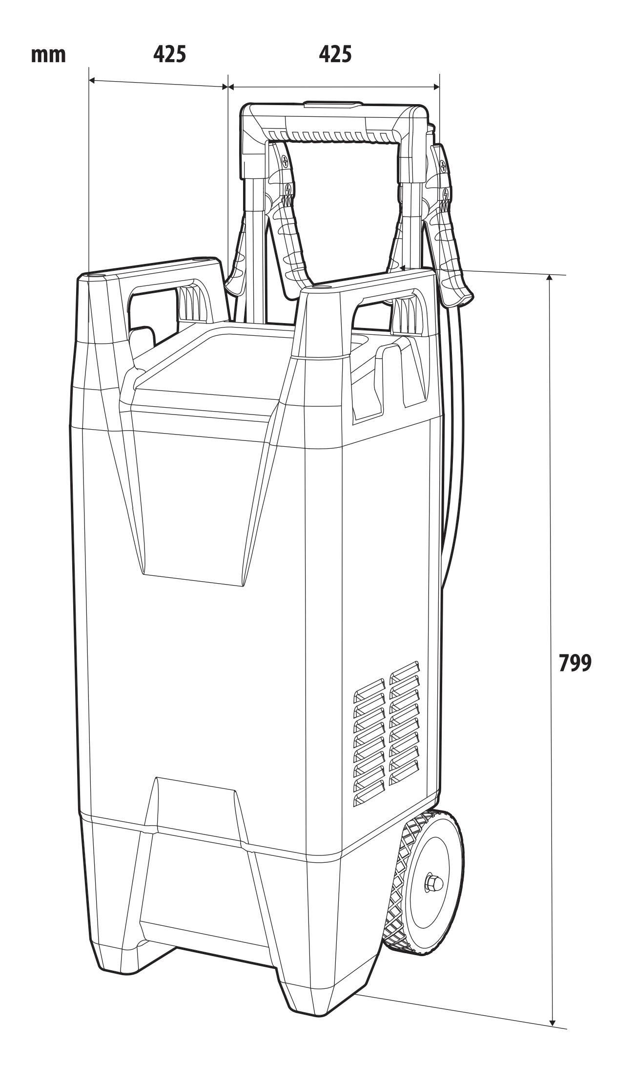 Caricabatterie professionale a carrello con funzione avviamento, 12/24V - immagine 5