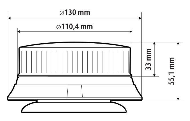 RL-20, luce di segnalazione a Led, 12/24V - immagine 3