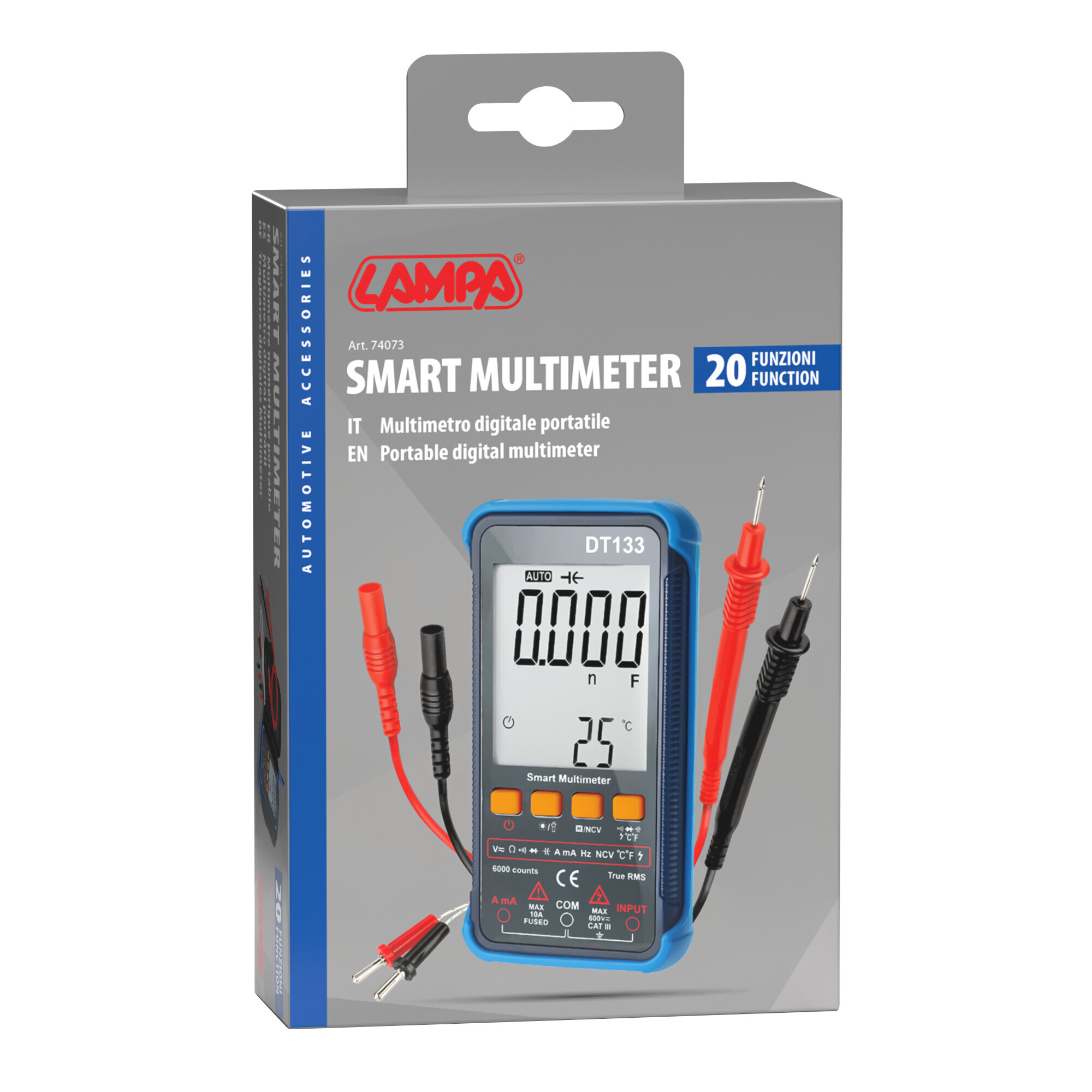 Multimetro digitale smart auto detect - 20 funzioni - immagine 3