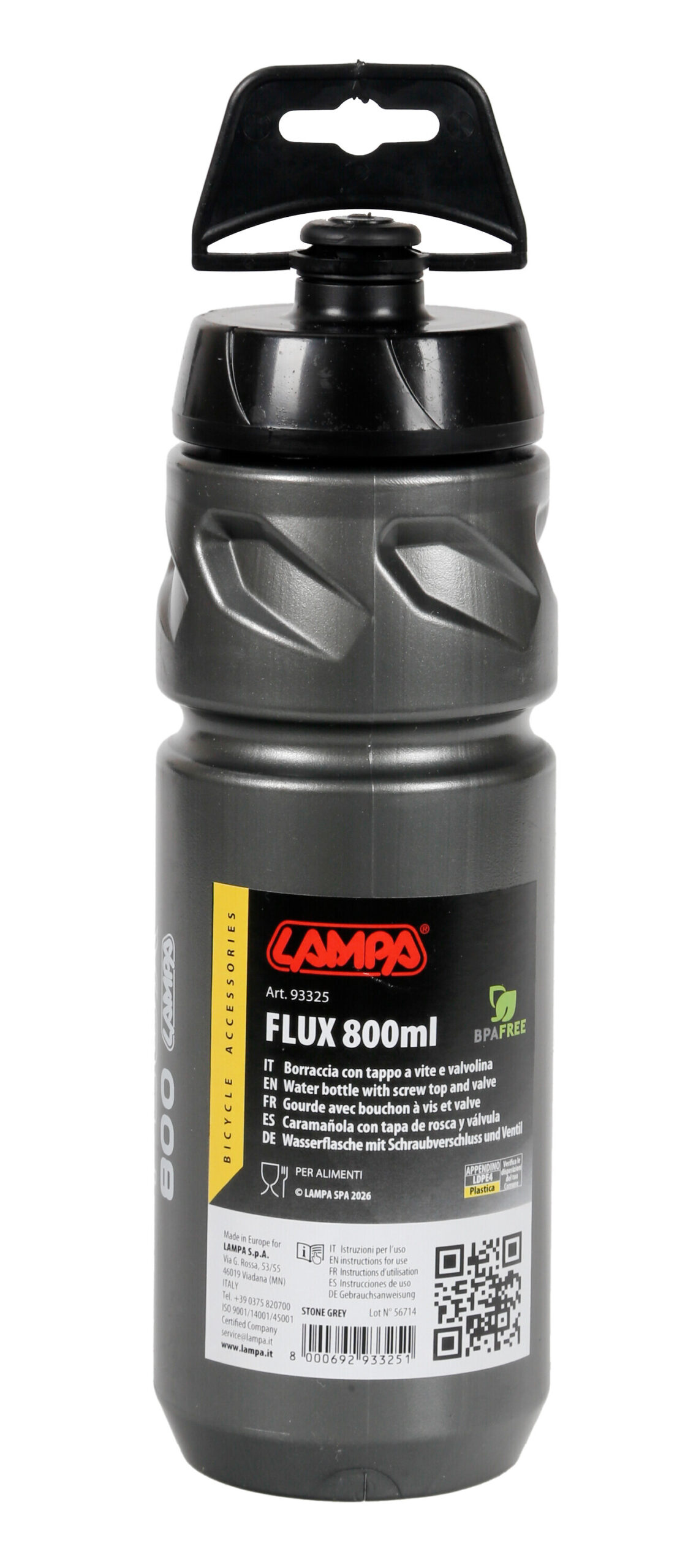 Flux-800, borraccia 800 ml - Stone Grey - immagine 5