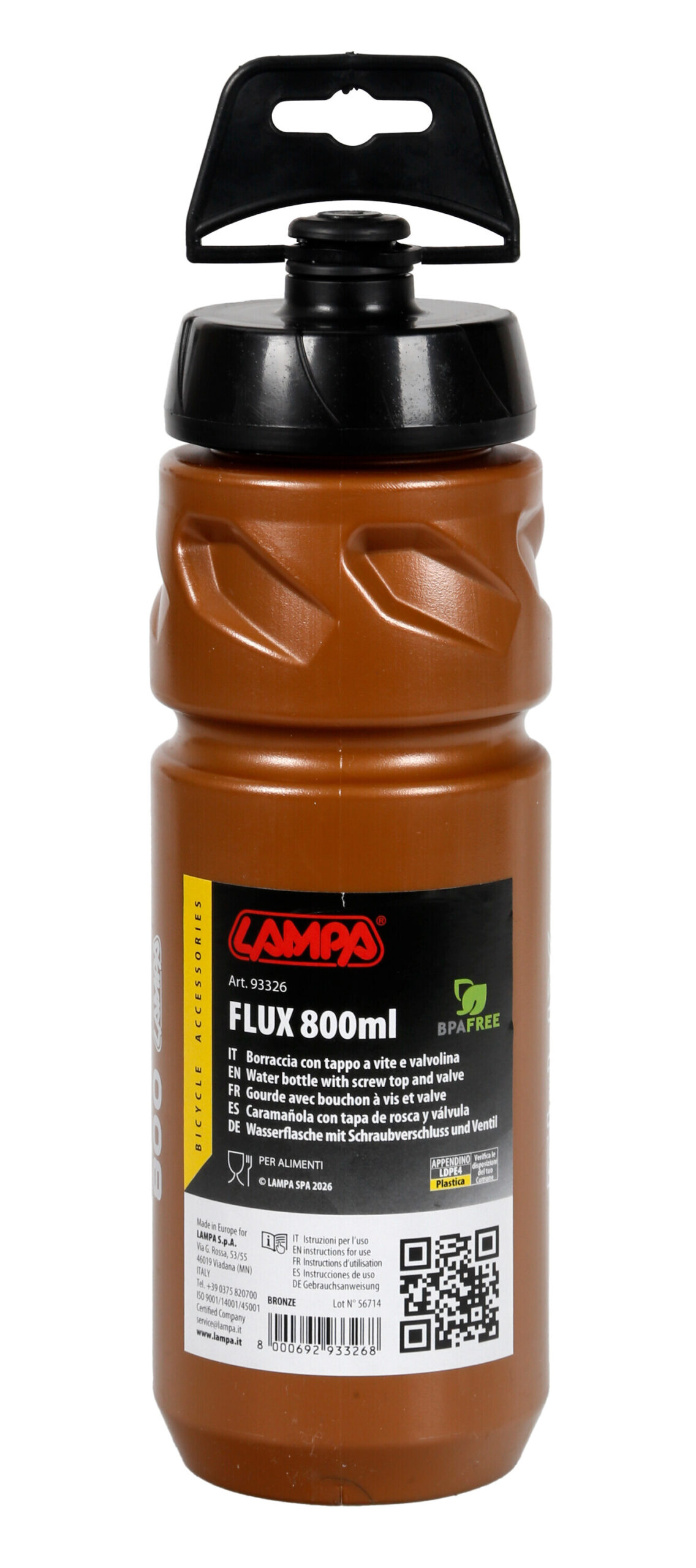 Flux-800, borraccia 800 ml - Bronze - immagine 2
