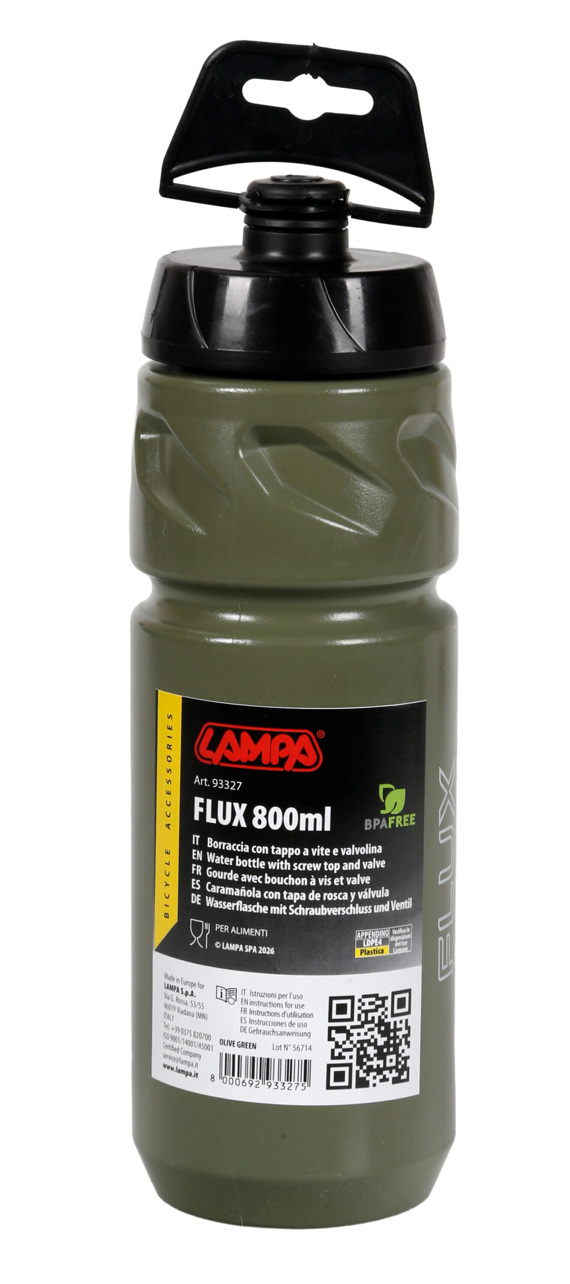 Flux-800, borraccia 800 ml - Olive Green - immagine 2