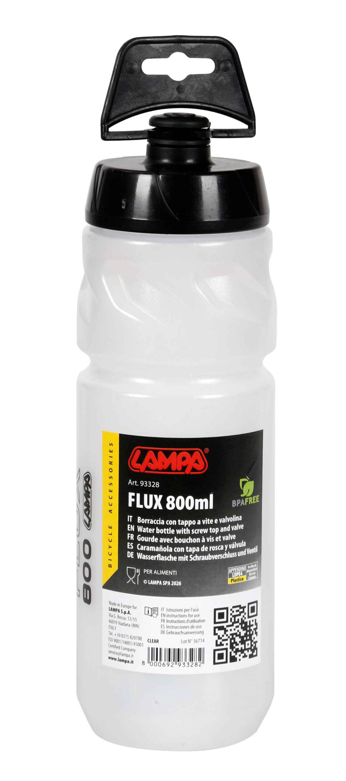 Flux-800, borraccia 800 ml - Clear - immagine 2