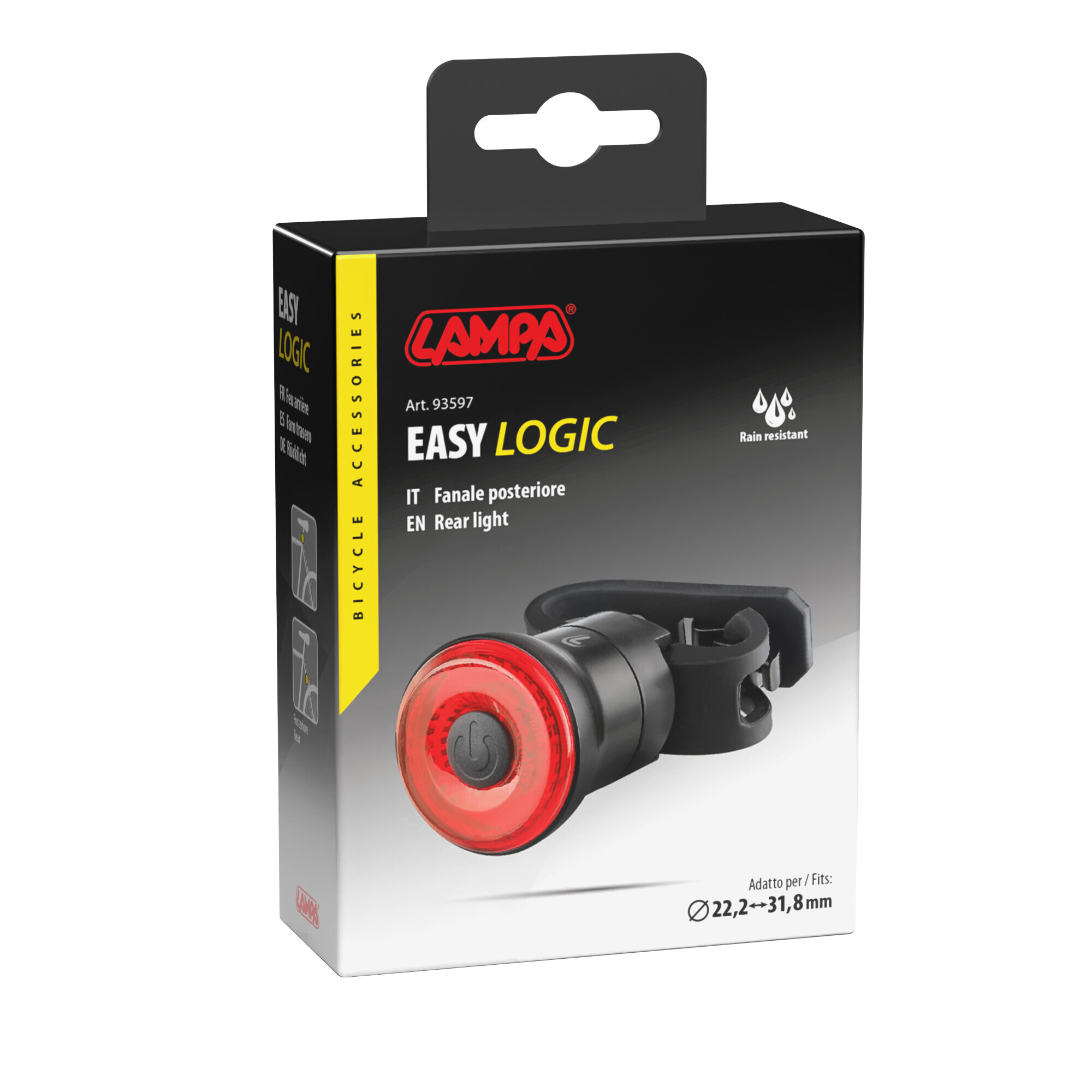 Easy Logic, fanale posteriore a Led, ricaricabile USB - immagine 4