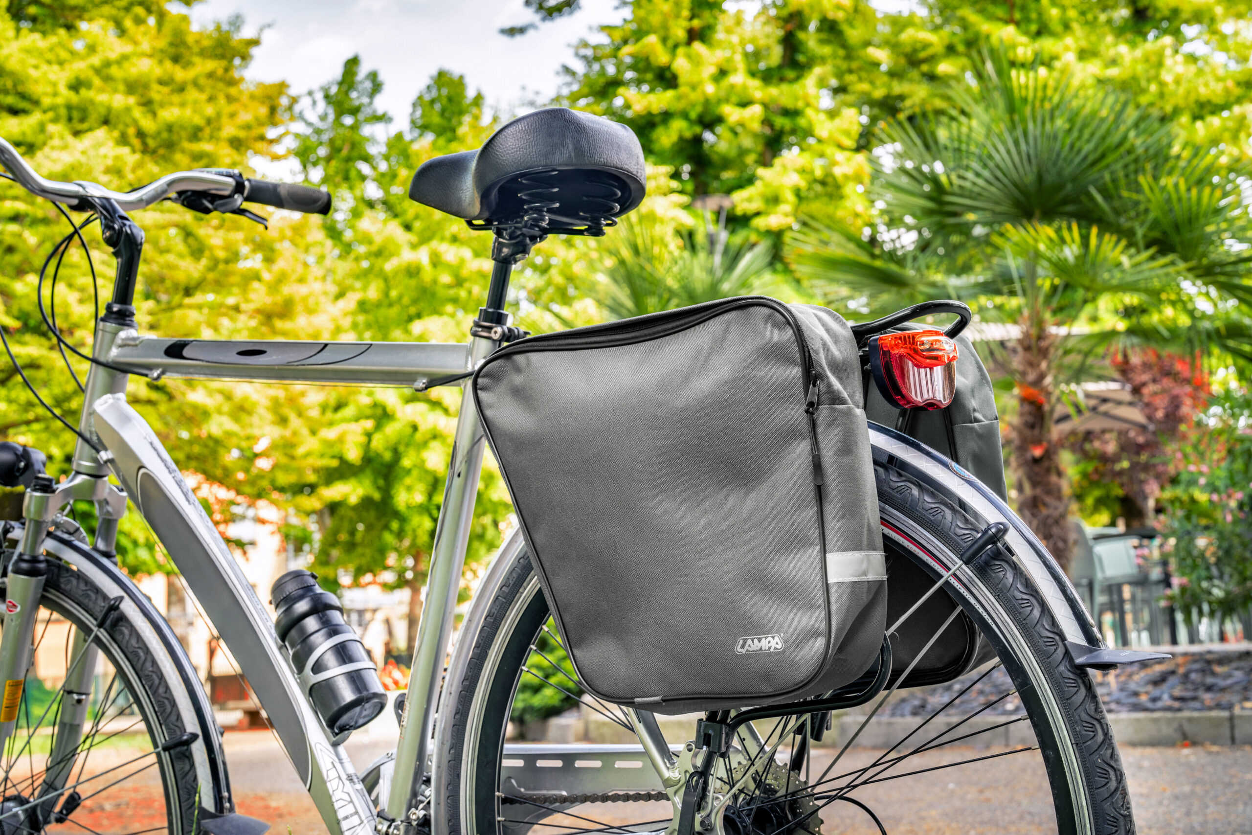 Rear Bags, coppia borse per portapacchi posteriore - 8,5+8,5 L - Antracite - immagine 8