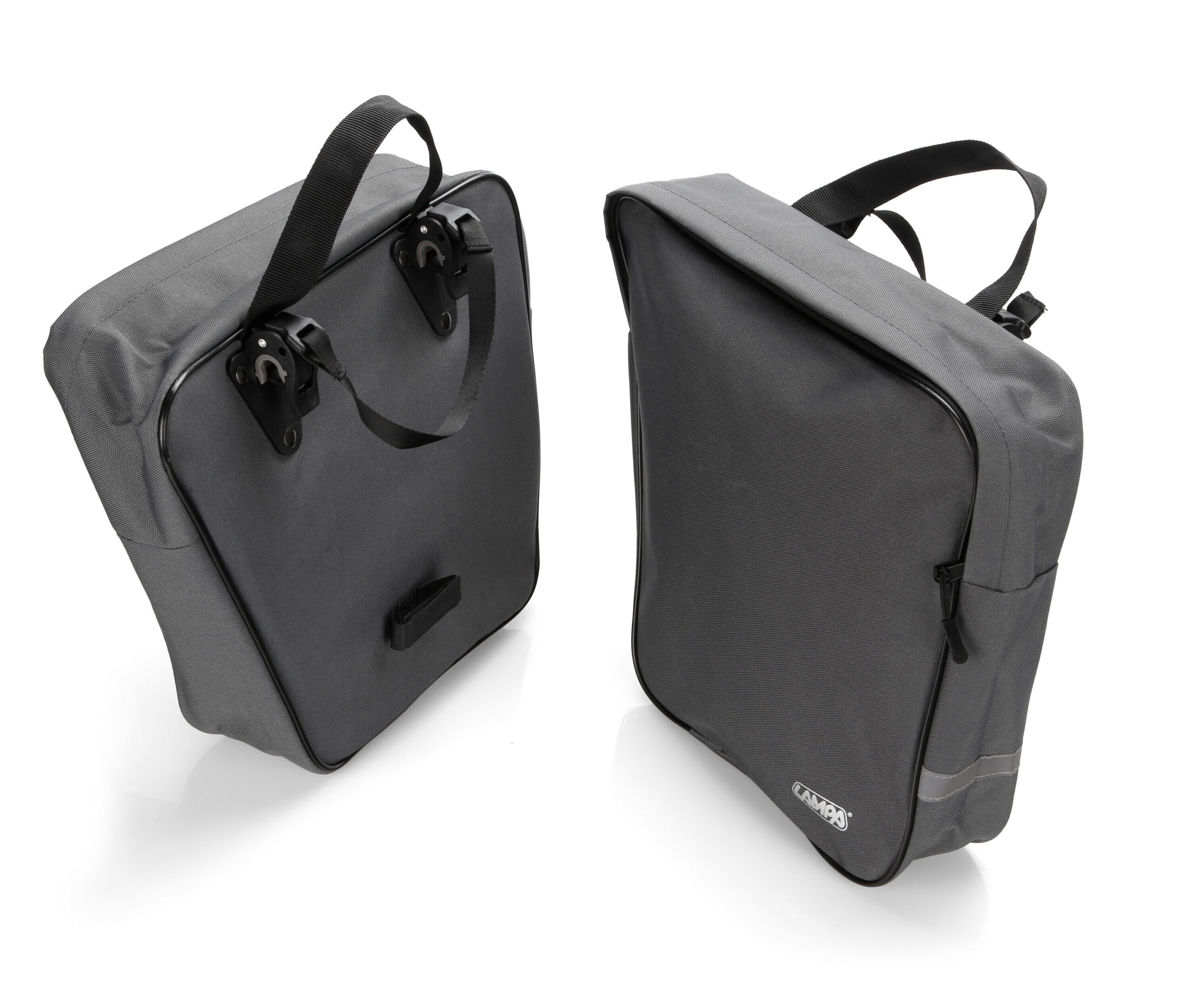 Rear Bags, coppia borse per portapacchi posteriore - 8,5+8,5 L - Antracite - immagine 2