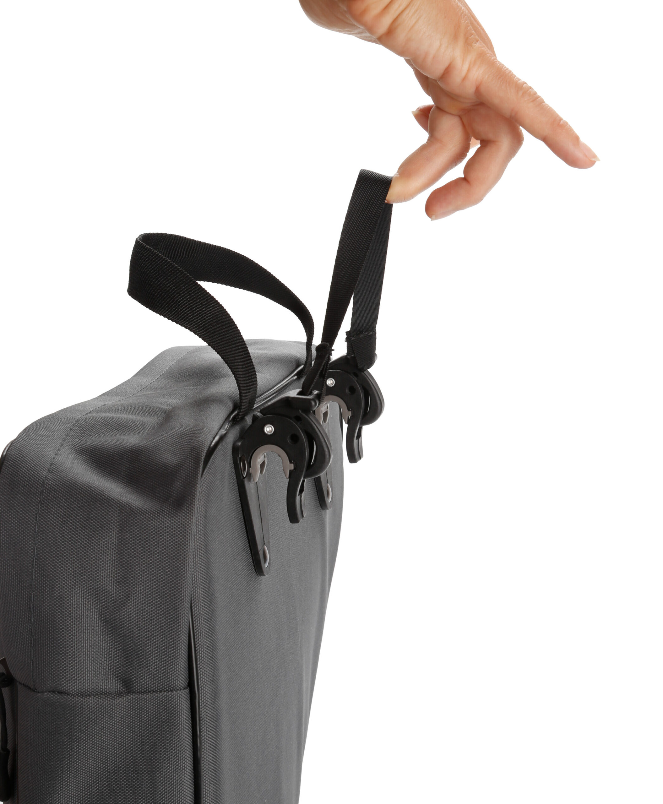 Rear Bags, coppia borse per portapacchi posteriore - 8,5+8,5 L - Antracite - immagine 6