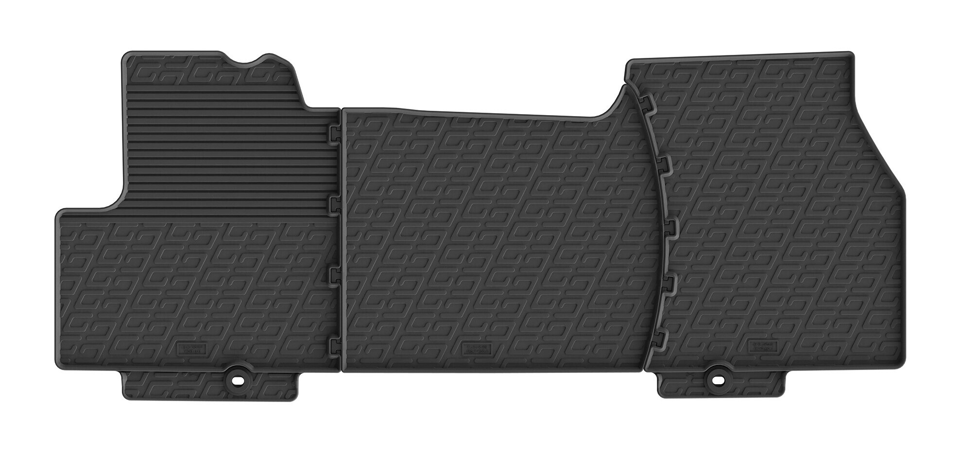 Set tappeti su misura in gomma - compatibile per Citroen Jumper (01/24>) manuale - Fiat Ducato (01/24>) manuale - Peugeot Boxer (01/24>) manuale - Toyota Proace Max (01/24>) manuale