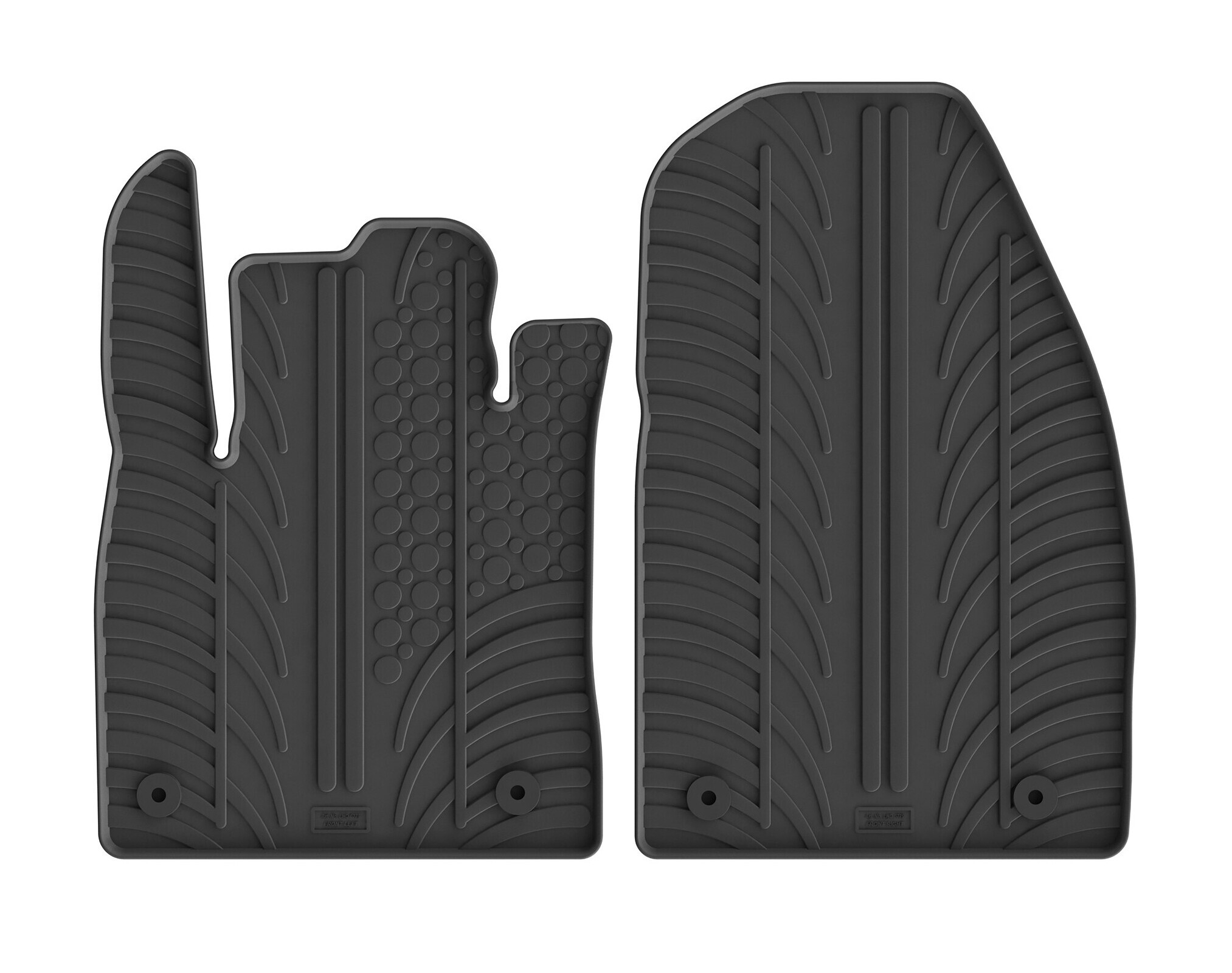 Set tappeti su misura in gomma - compatibile per Ford Transit Courier (09/23>) automatico