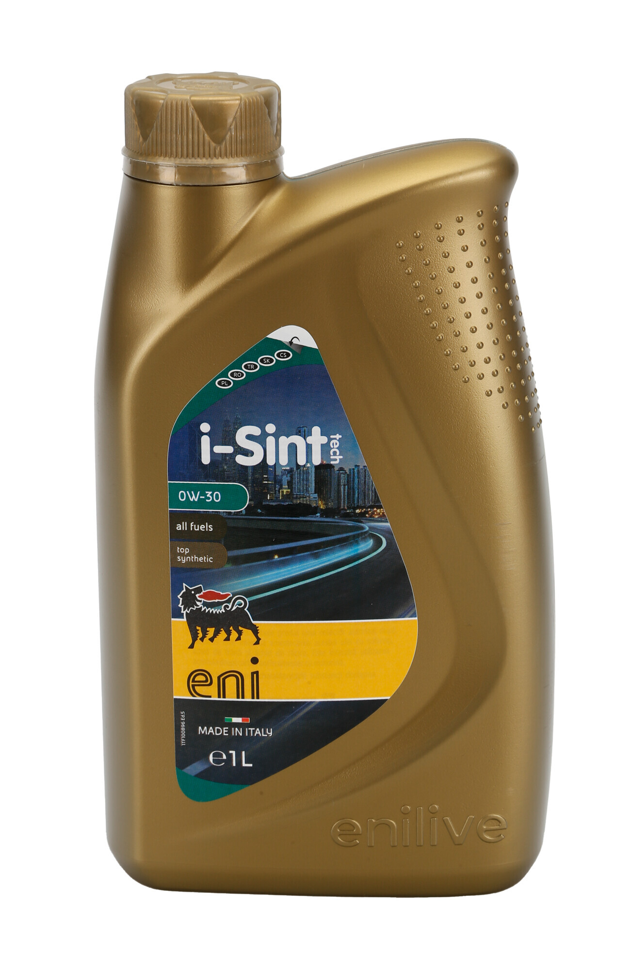 Eni i-Sint tech 0W-30, olio motore auto - 1 L