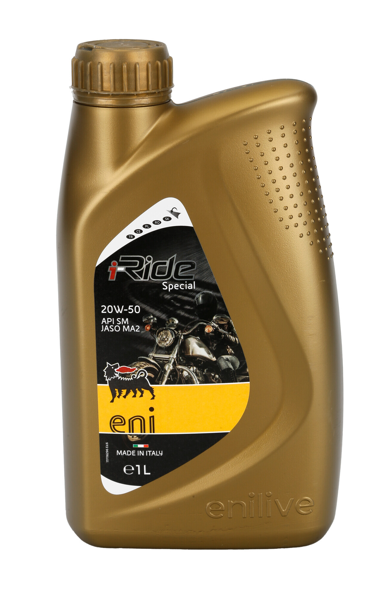 Eni i-Ride Special 20W-50, olio motore 4 tempi per moto - 1 L