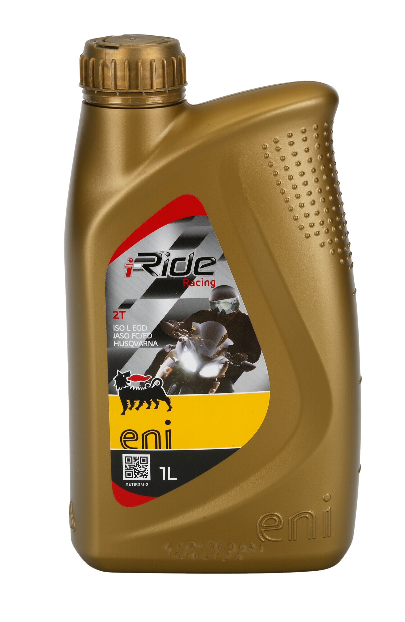 Eni i-Ride racing 2T, olio motore 2 tempi per moto - 1 L