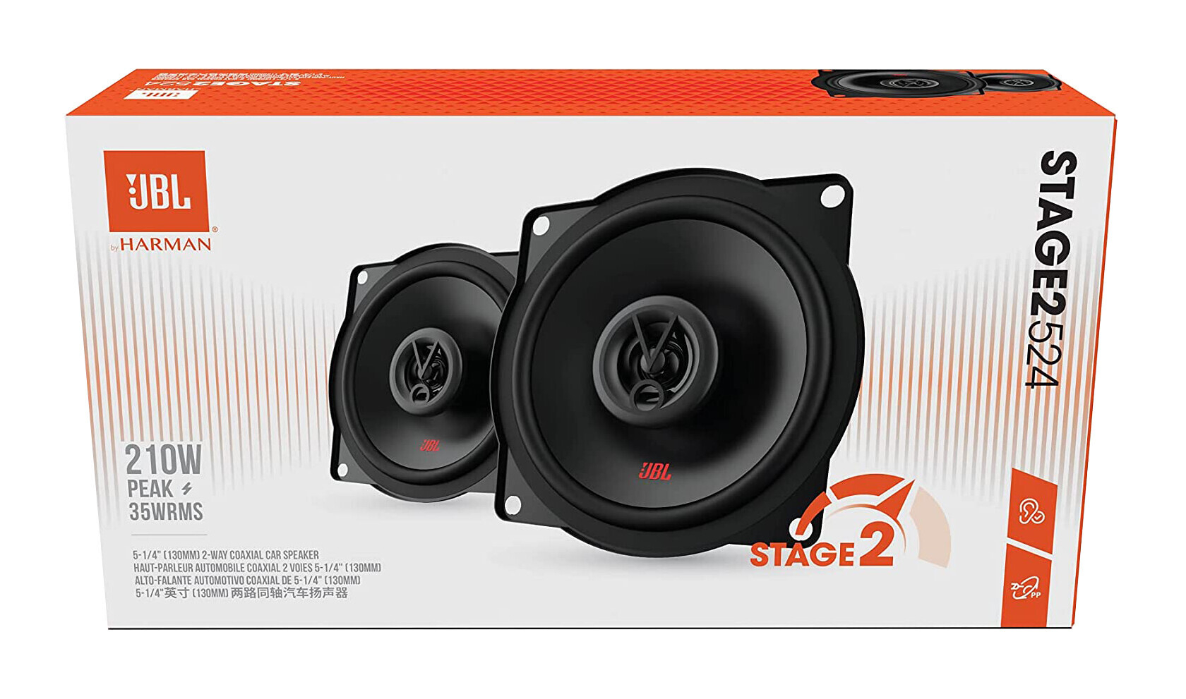 Stage2 524, coppia altoparlanti a due vie - Ø 130 mm - 210 W - Altoparlanti - 2 pz - immagine 5