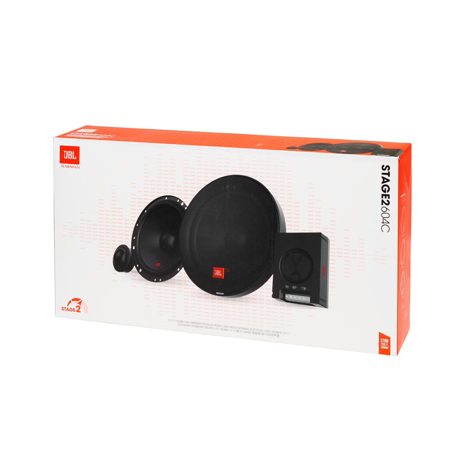 Stage2 604C, sistema di altoparlanti a due vie - Ø 160 mm - 270 W - Kit Altoparlanti - 6 pz - immagine 10