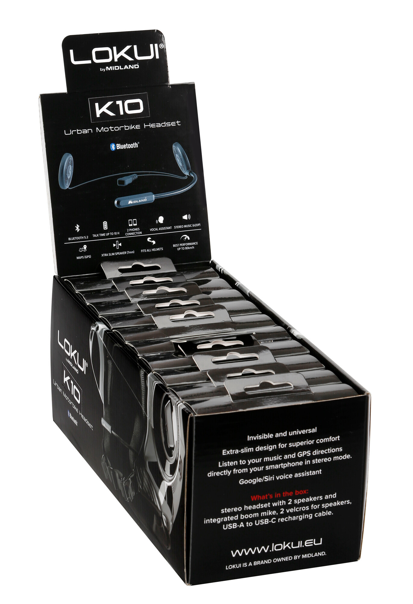 Lokui K10, auricolare Bluetooth per casco - immagine 9