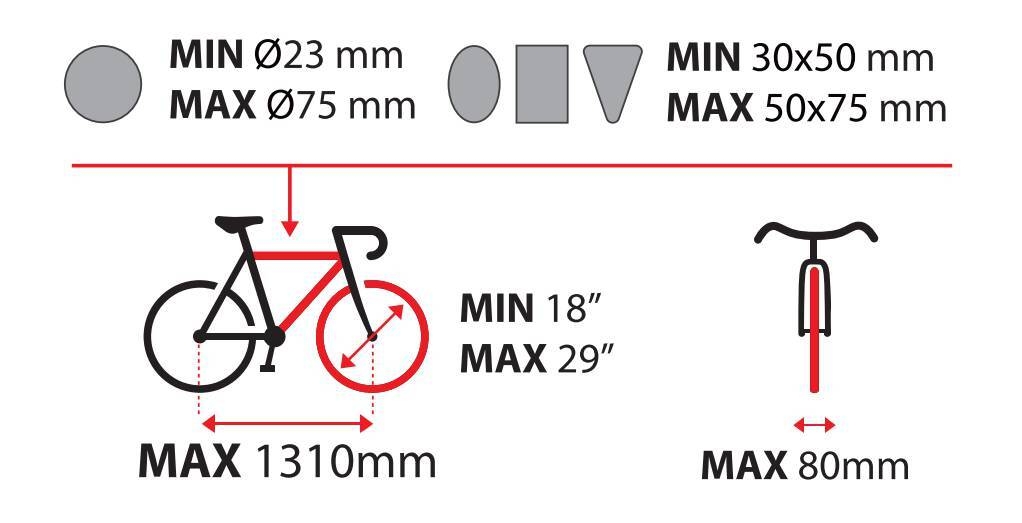 Orbit 3, portabiciclette per gancio traino - 3 bici - immagine 9