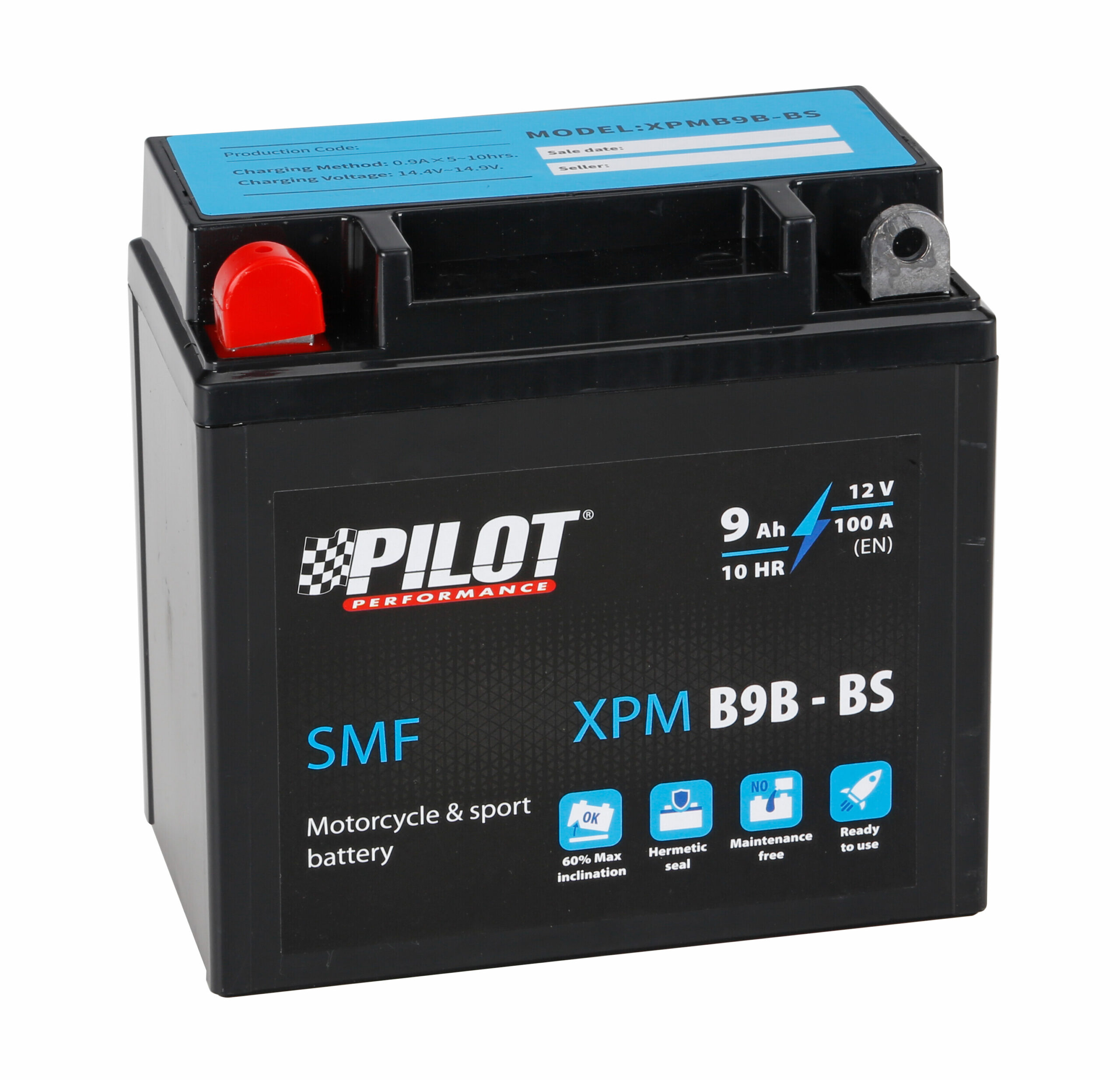 Batteria 12V - Pilot SMF - 9 Ah - 100 A