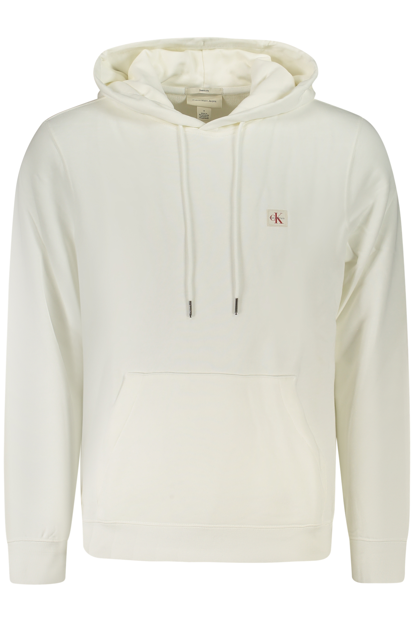 CALVIN KLEIN FELPA SENZA ZIP UOMO - Bianco