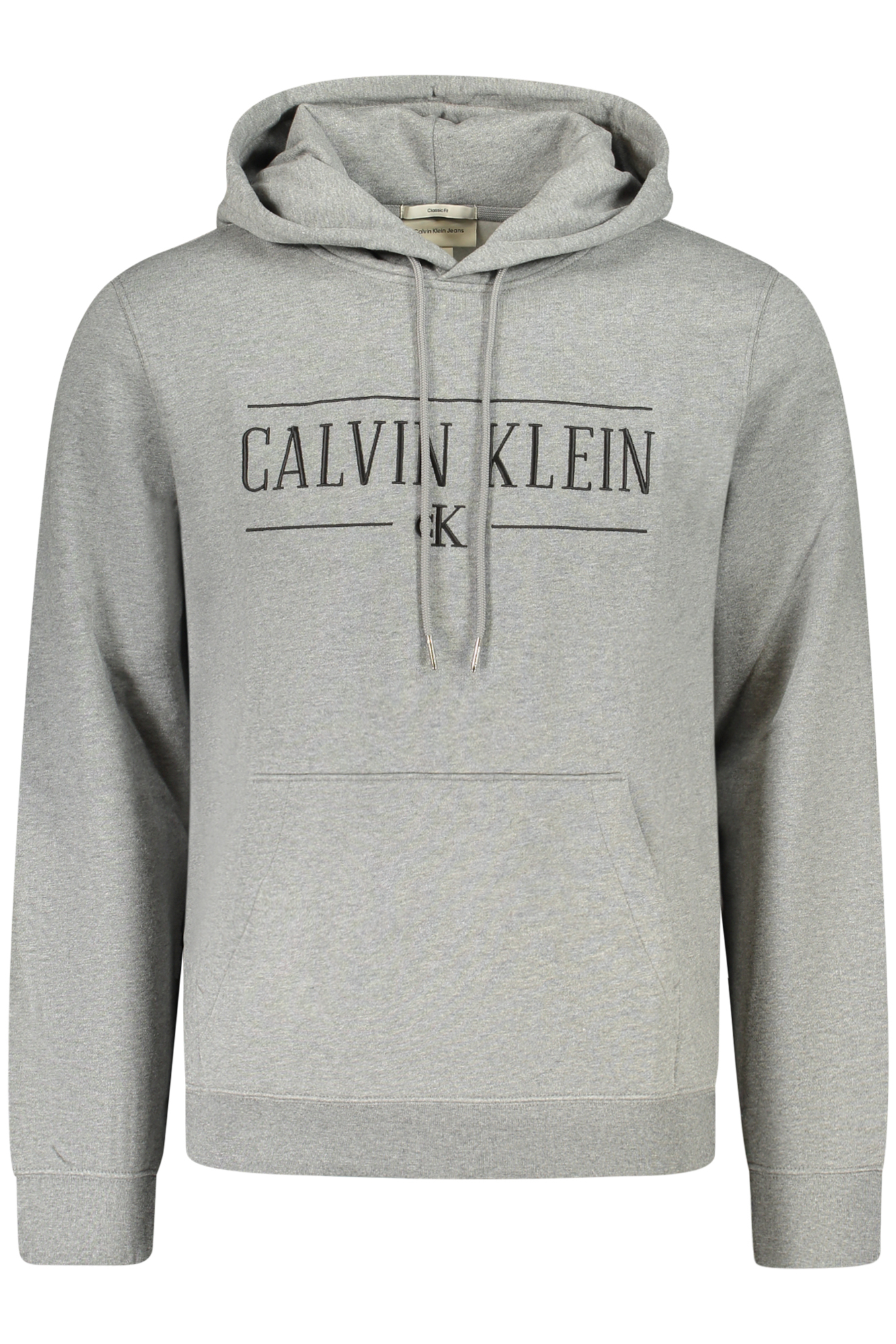 CALVIN KLEIN FELPA SENZA ZIP UOMO - Grigio