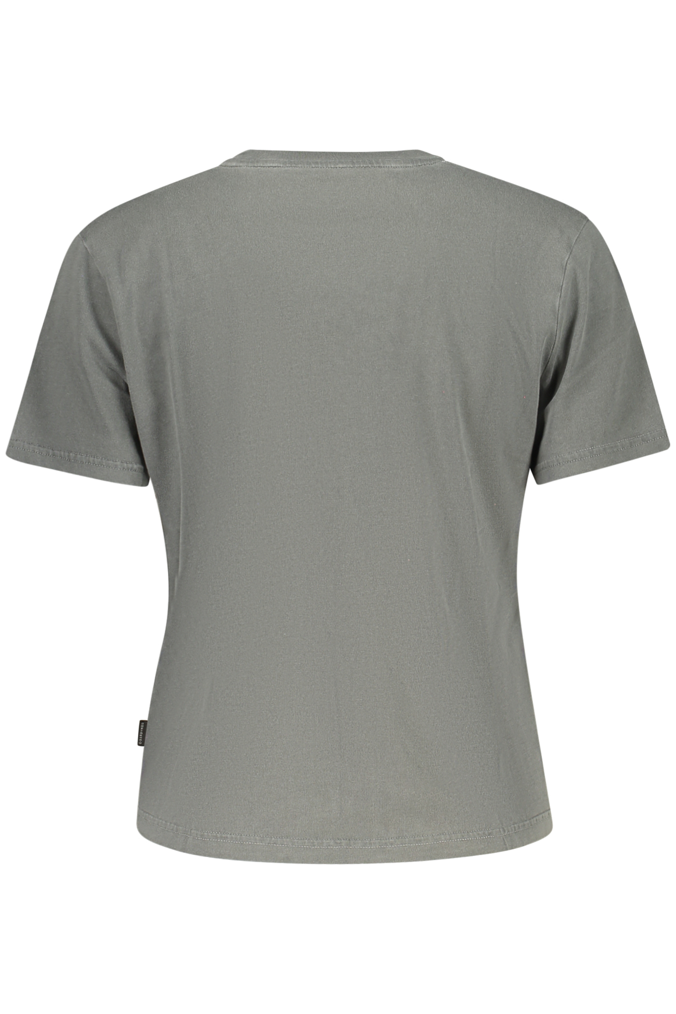 CONVERSE T-SHIRT MANICHE CORTE DONNA - Grigio - immagine 2