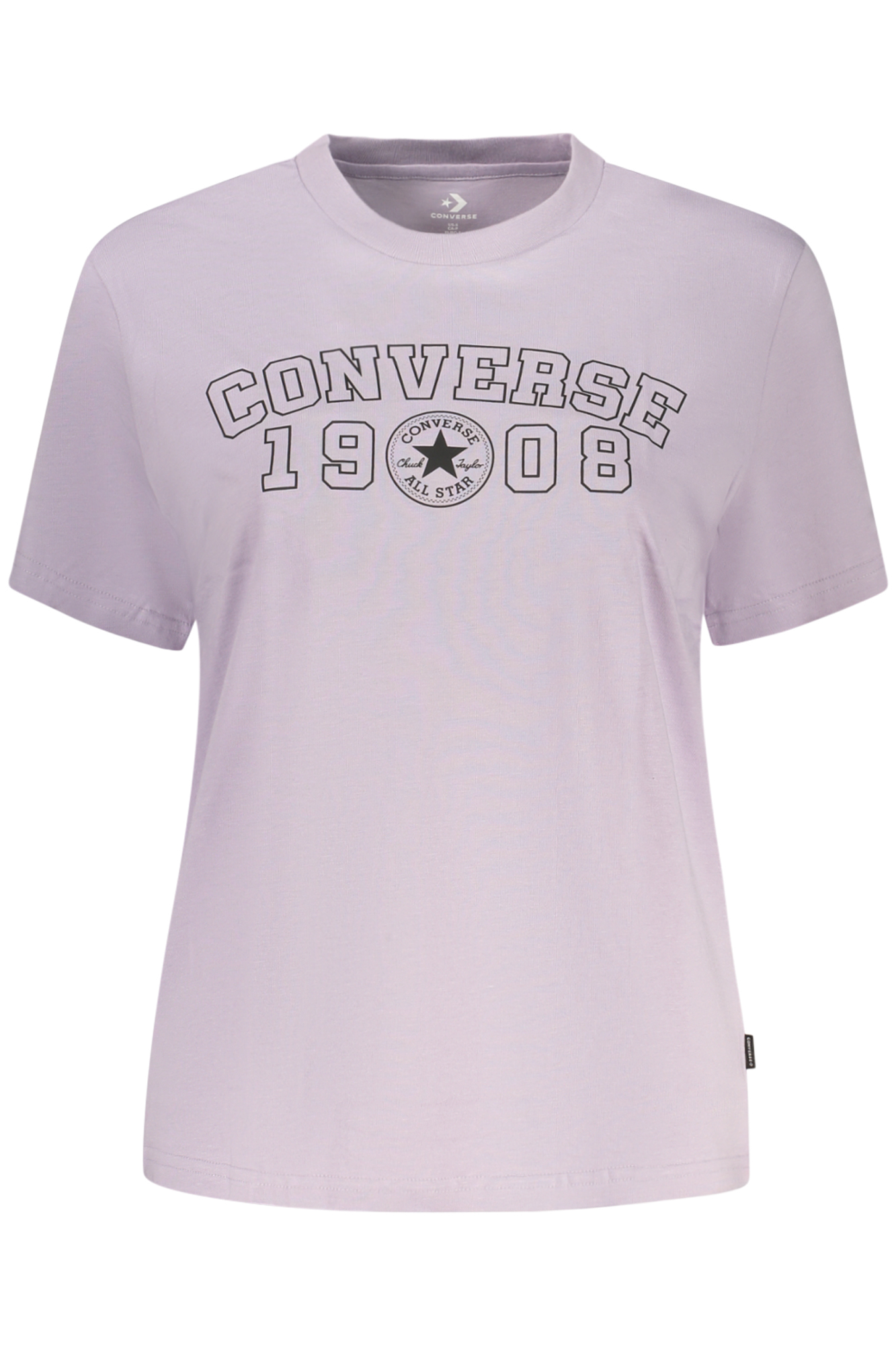 CONVERSE T-SHIRT MANICHE CORTE DONNA - Viola
