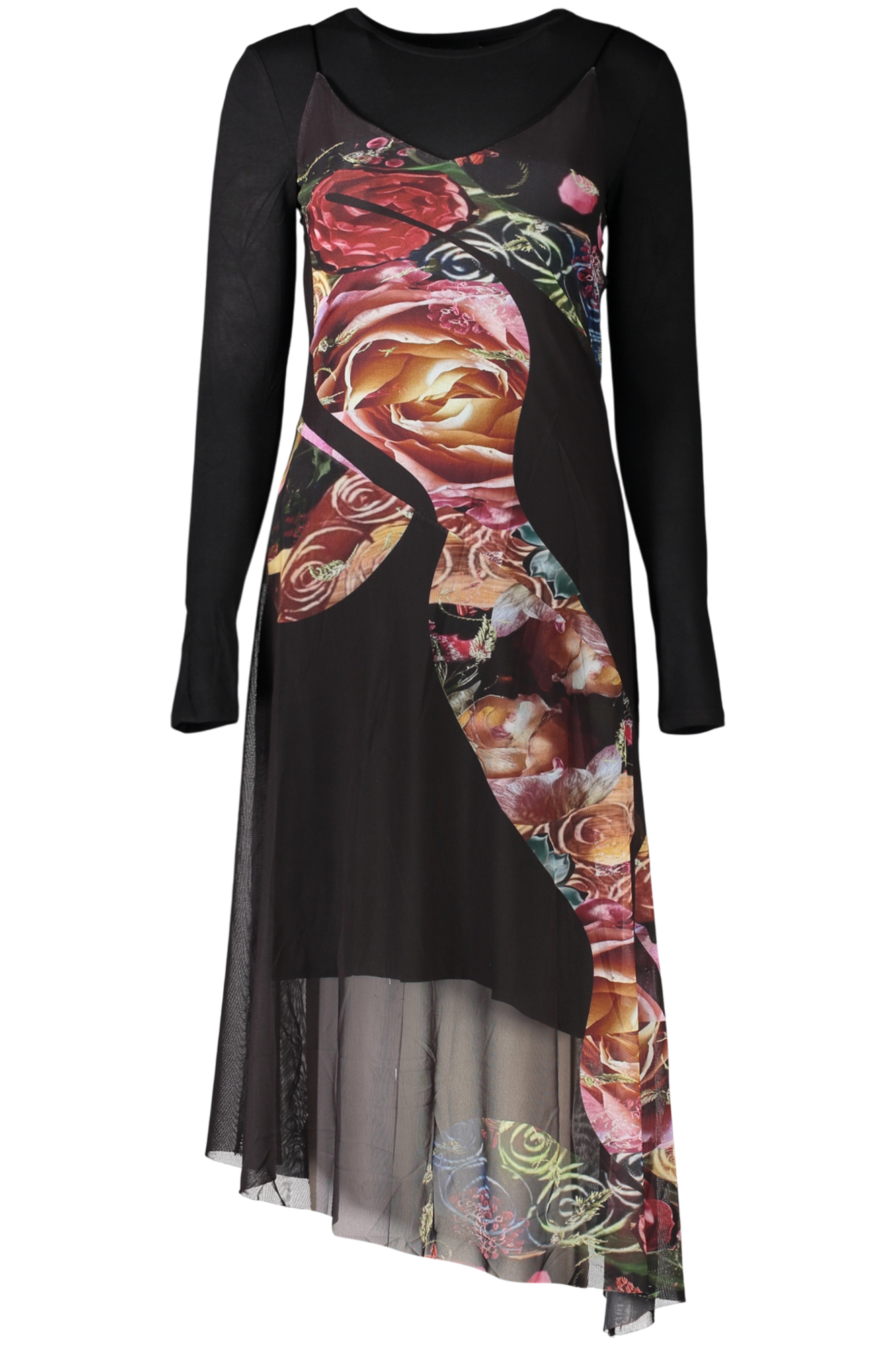 DESIGUAL ABITO LUNGO DONNA - Nero - immagine 3