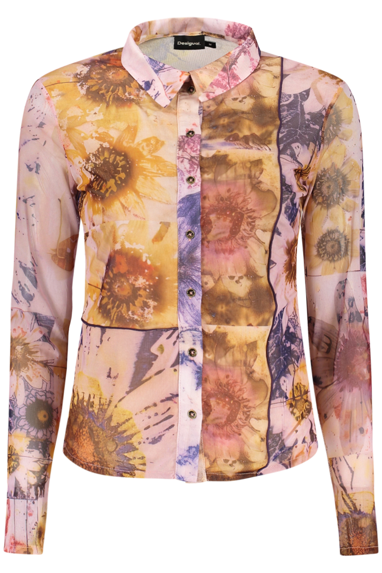 DESIGUAL CAMICIA MANICHE LUNGHE DONNA - Rosa