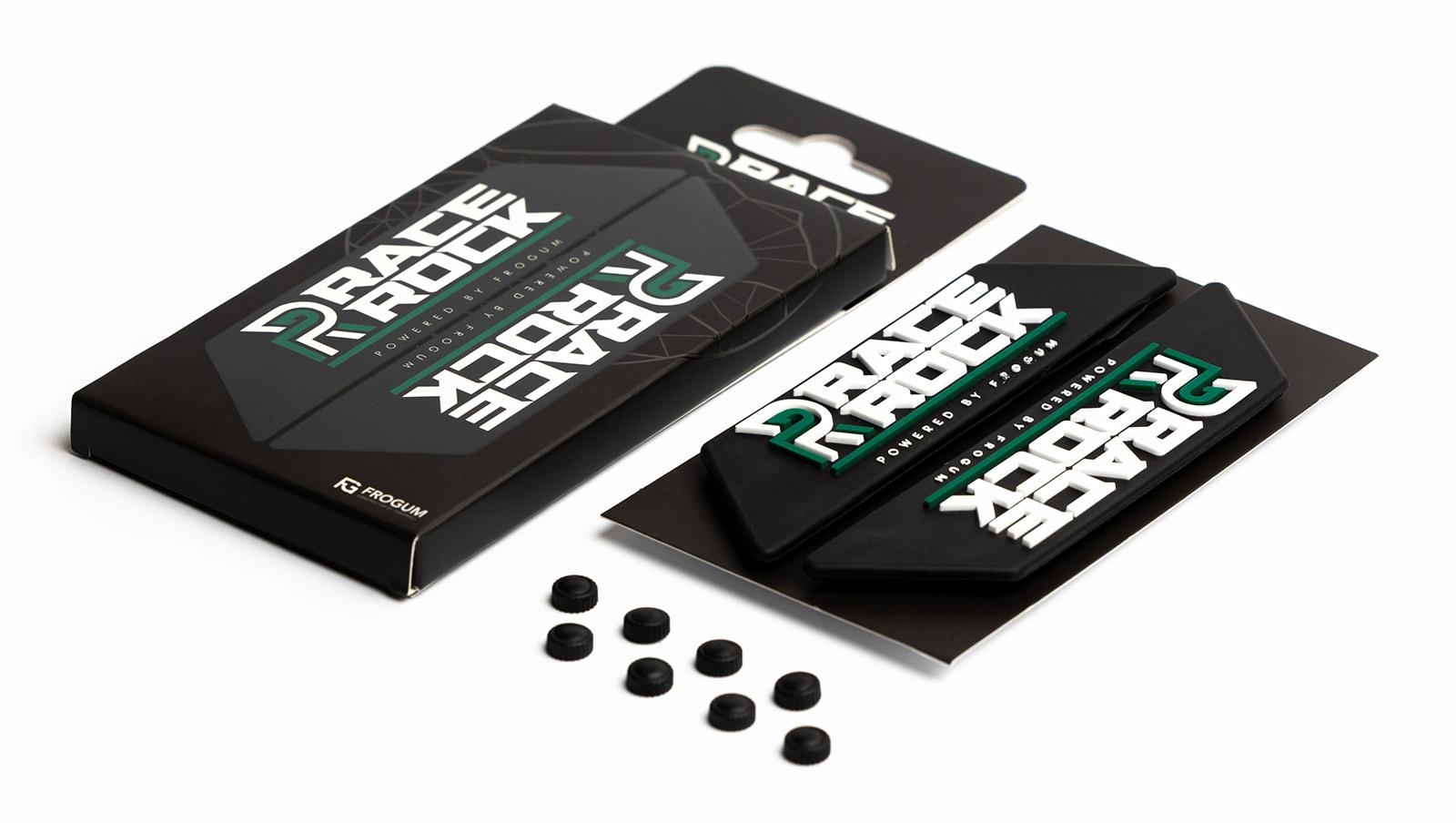 Coppia emblemi Race Rock TPE verde - immagine 2