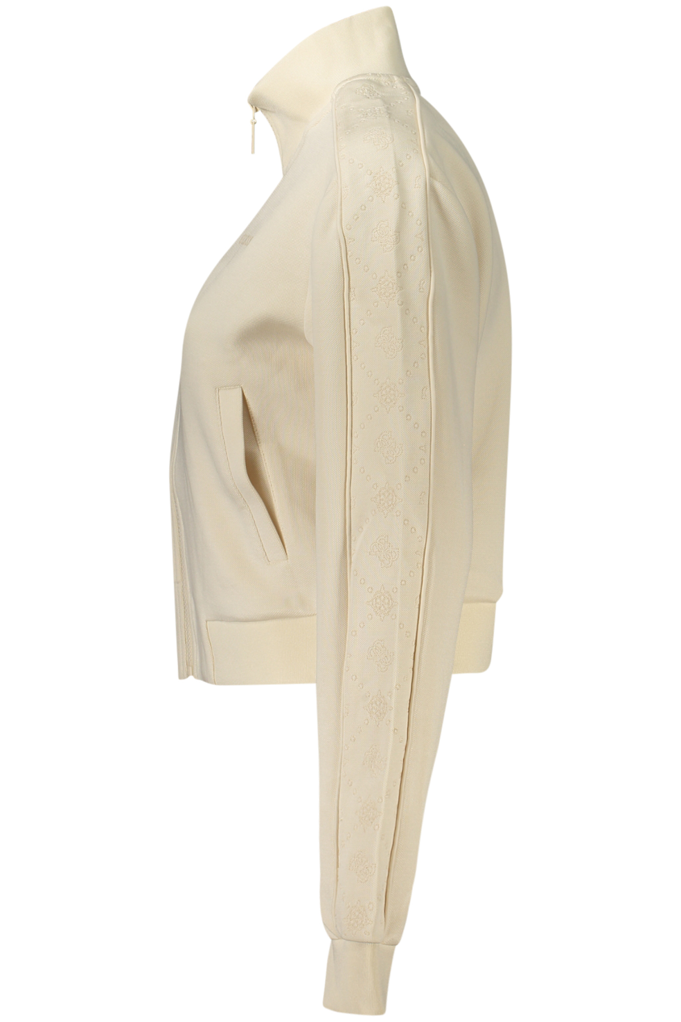 GUESS JEANS FELPA CON ZIP DONNA - Beige - immagine 3