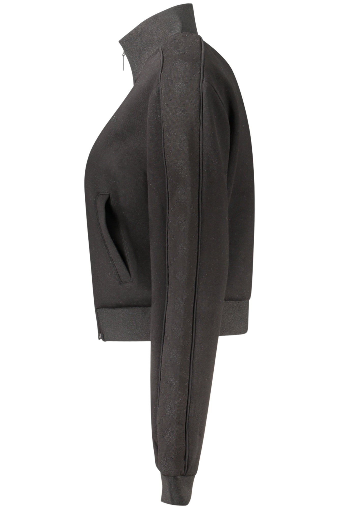 GUESS JEANS FELPA CON ZIP DONNA - Nero - immagine 3