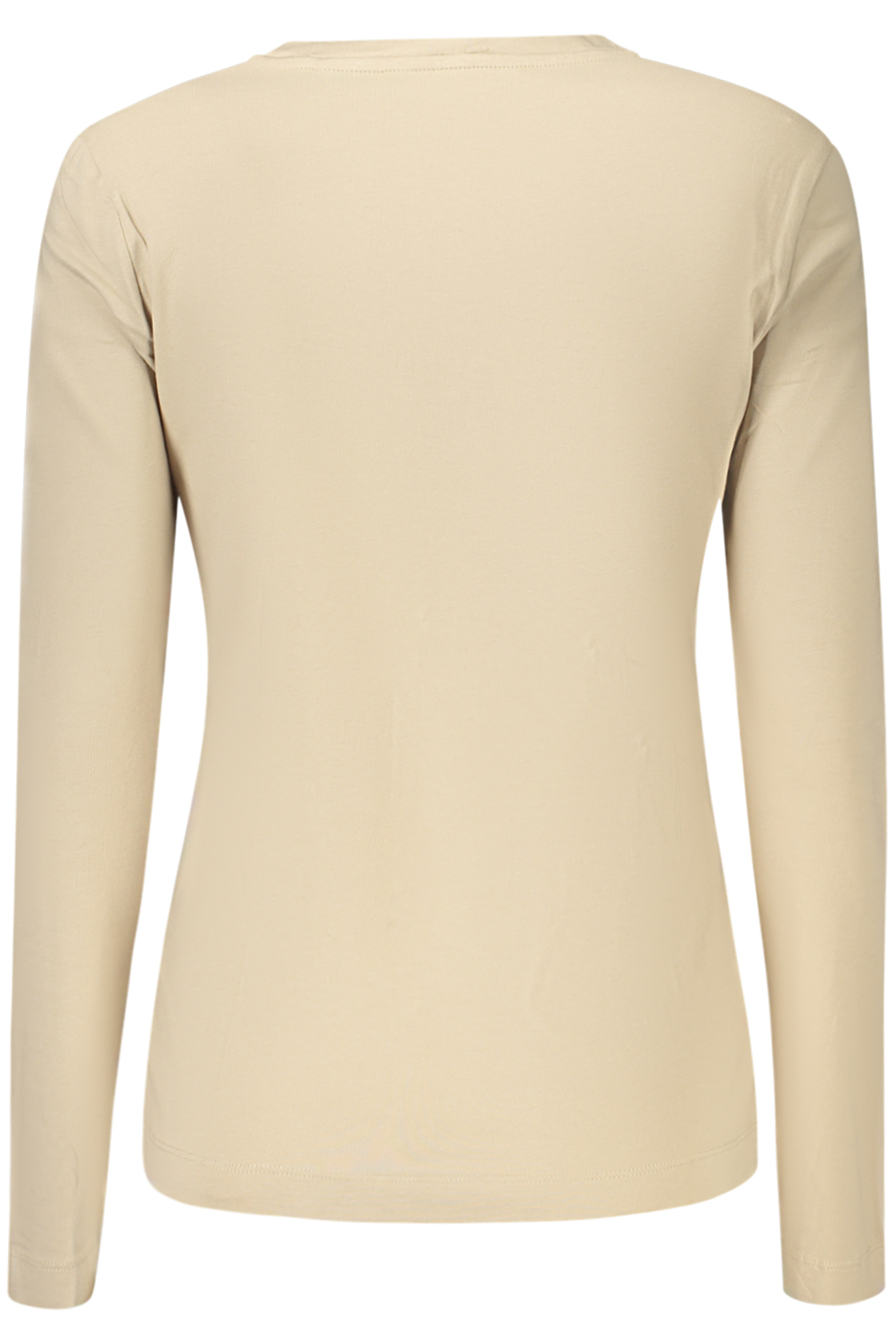GUESS JEANS T-SHIRT MANICHE LUNGHE DONNA - Beige - immagine 2