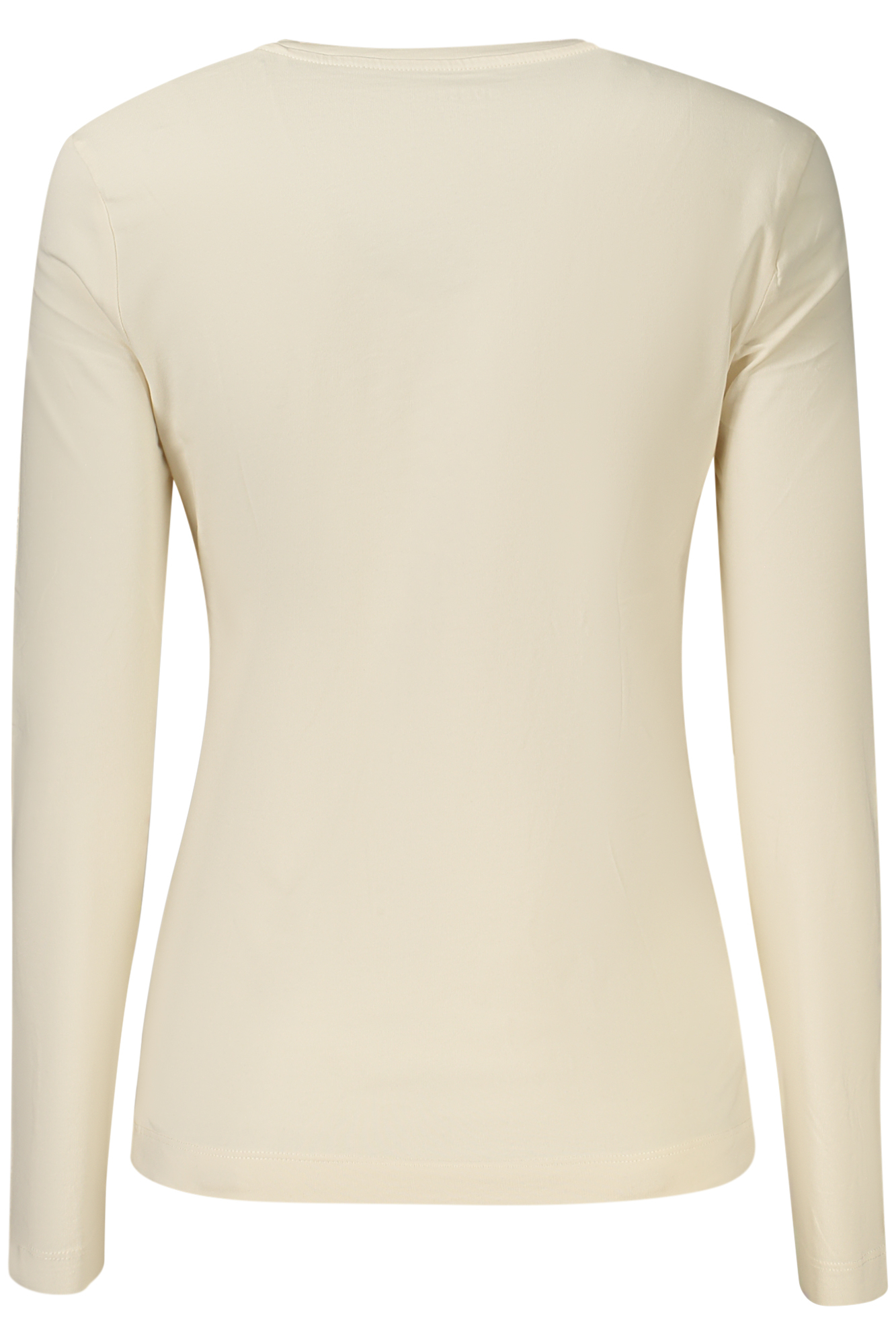 GUESS JEANS T-SHIRT MANICHE LUNGHE DONNA - Beige - immagine 2