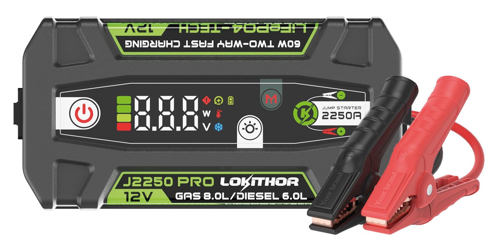 Avviatore al litio LiFePO4 12V 2250A