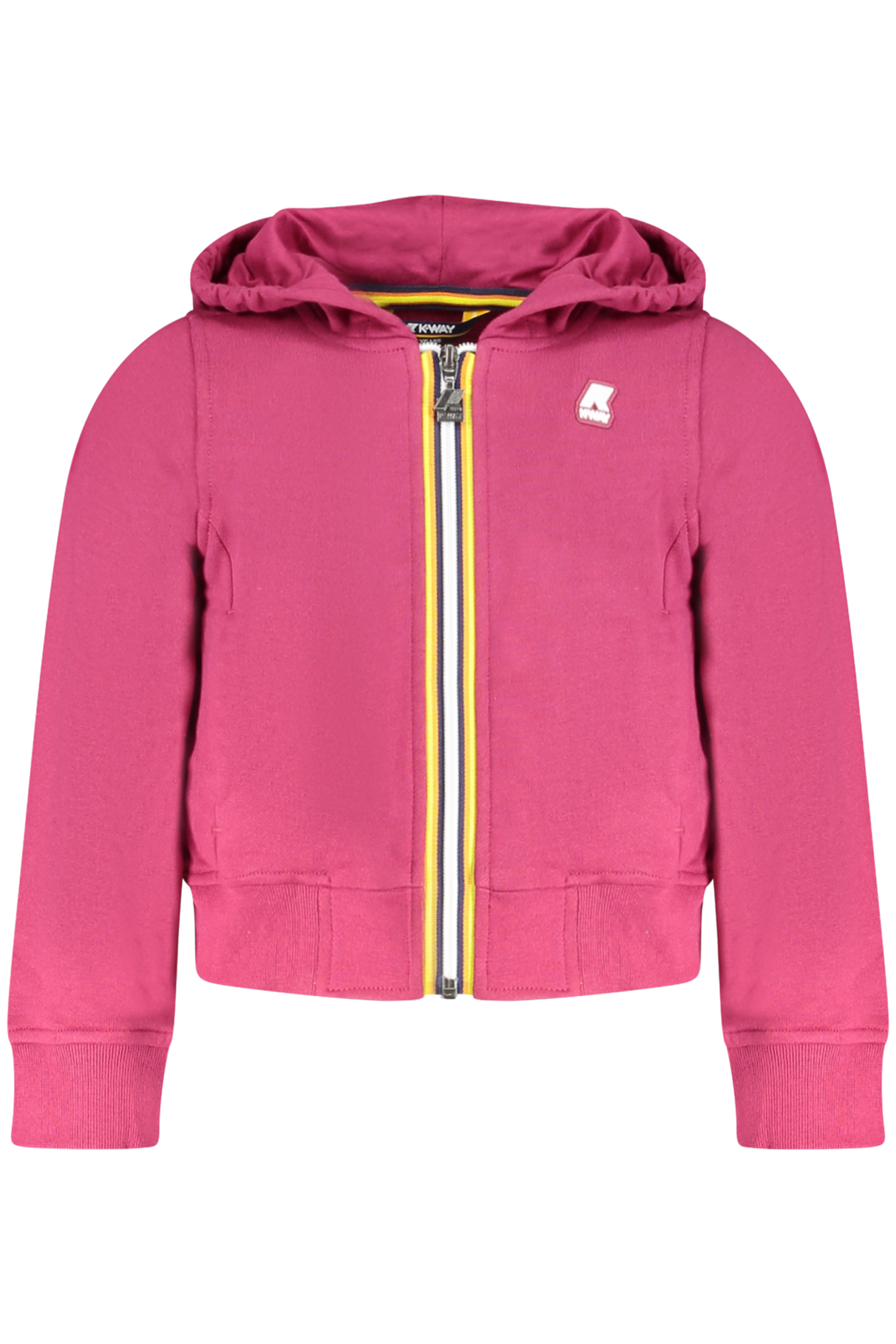 K-WAY FELPA CON ZIP BAMBINA - Viola