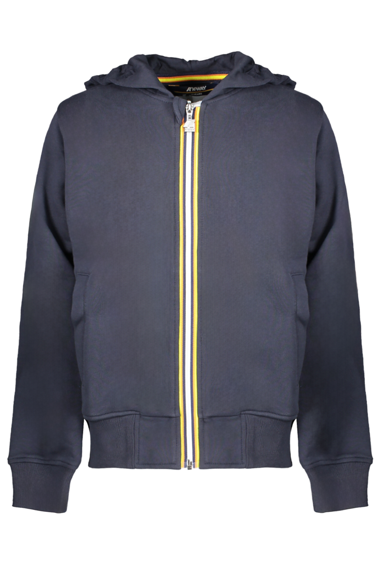K-WAY FELPA CON ZIP BAMBINO - Blu