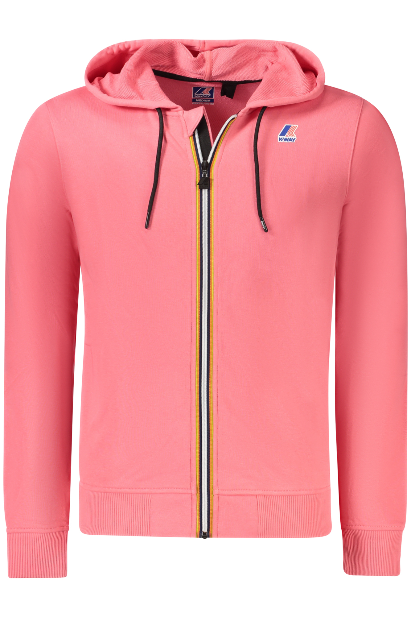 K-WAY FELPA CON ZIP UOMO - Rosa