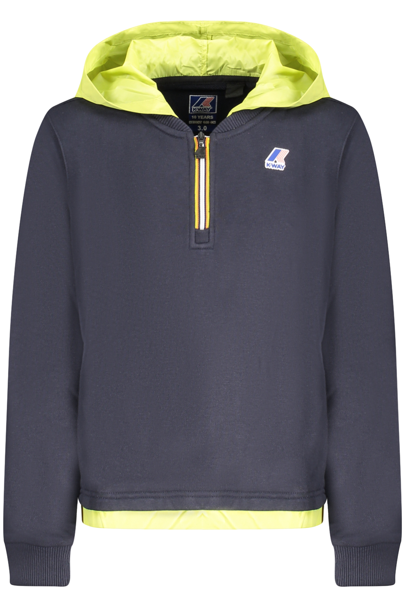 K-WAY FELPA SENZA ZIP BAMBINO - Blu