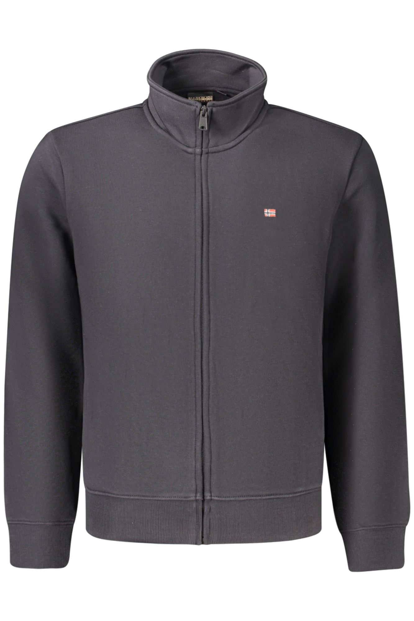 NAPAPIJRI FELPA CON ZIP UOMO - Nero