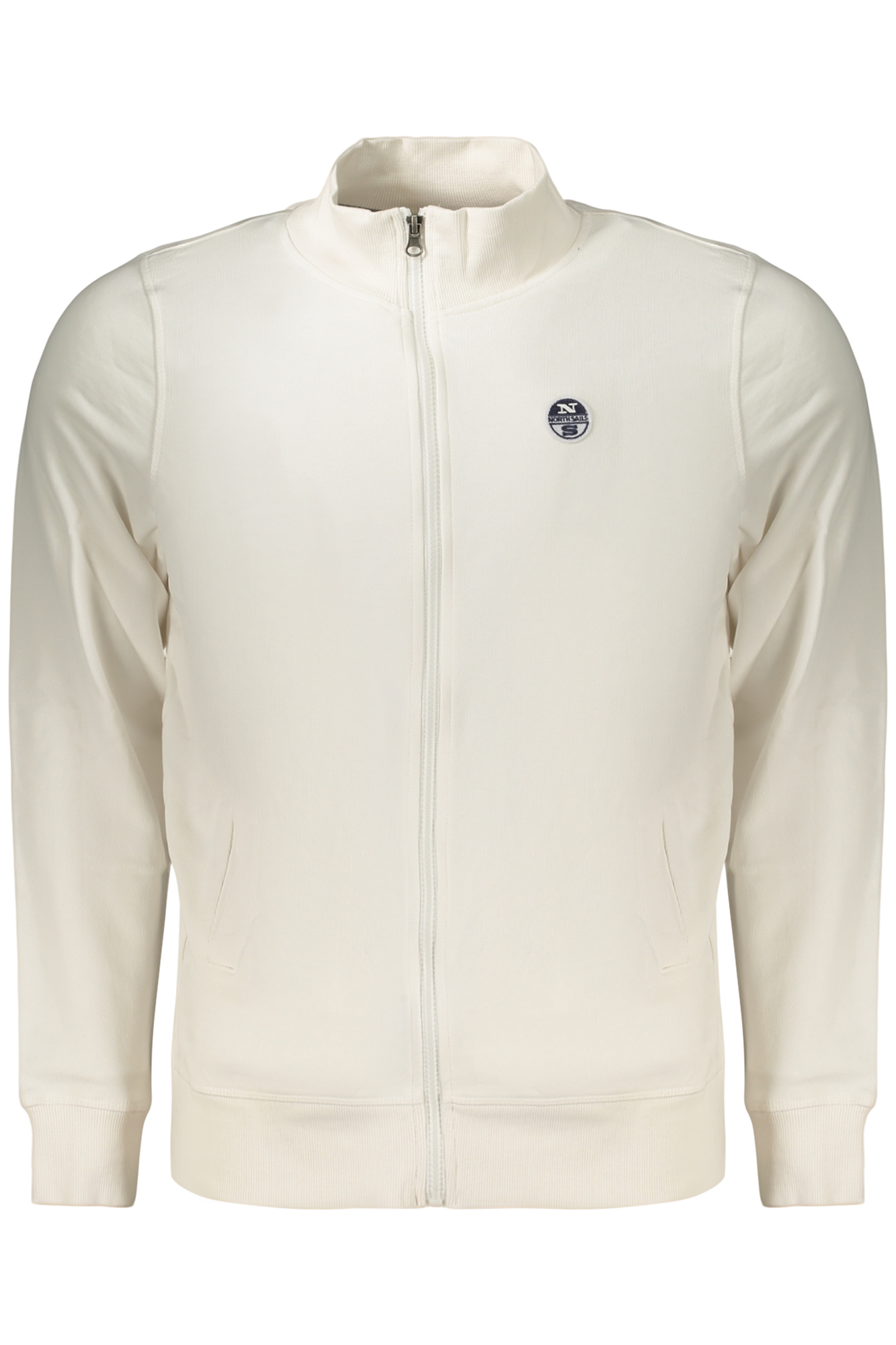 NORTH SAILS FELPA CON ZIP UOMO - Bianco