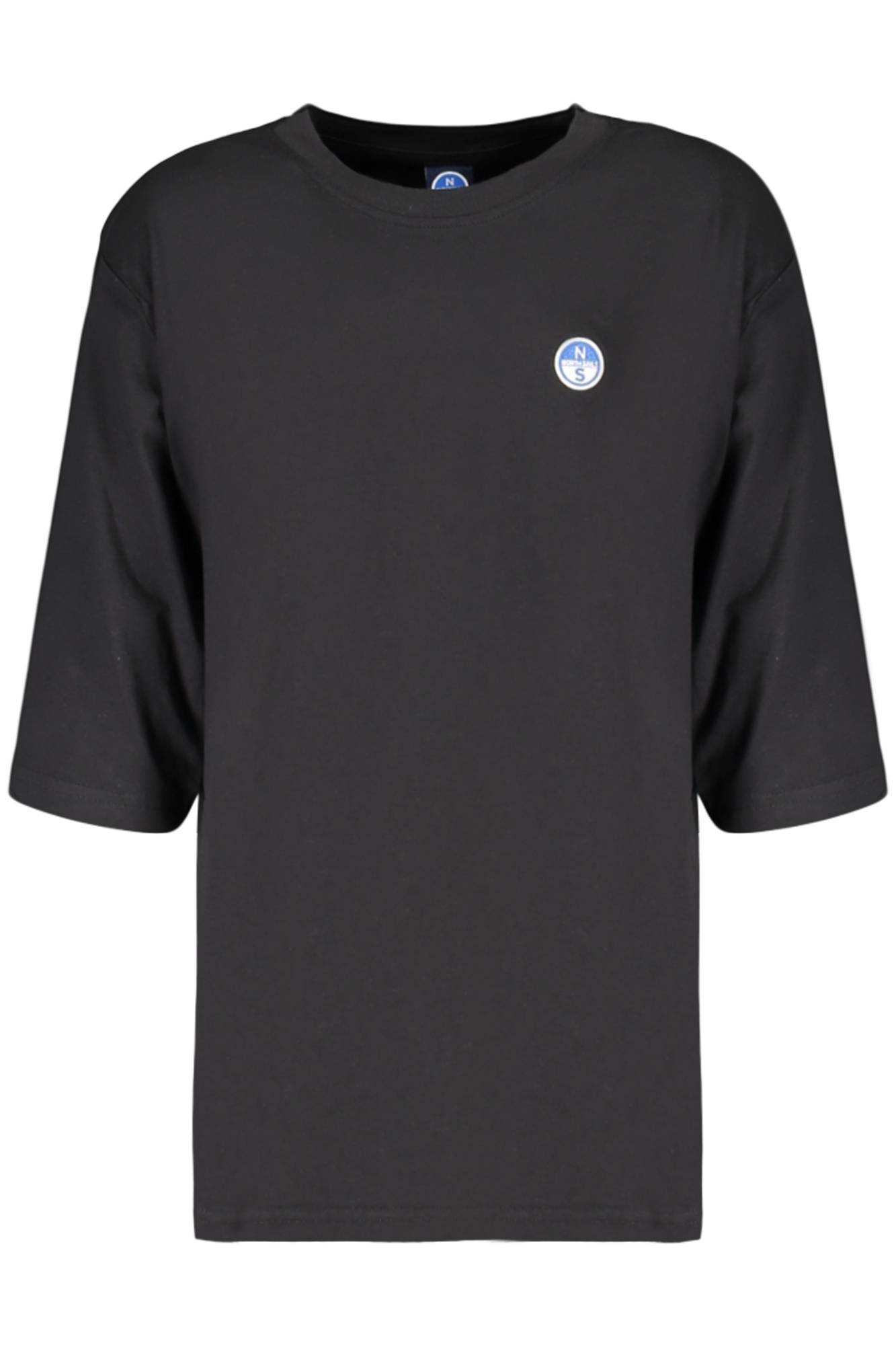 NORTH SAILS T-SHIRT MANICHE CORTE BAMBINO - Nero