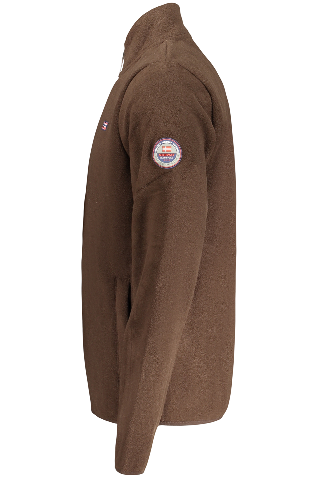 NORWAY 1963 FELPA CON ZIP UOMO - Marrone - immagine 3