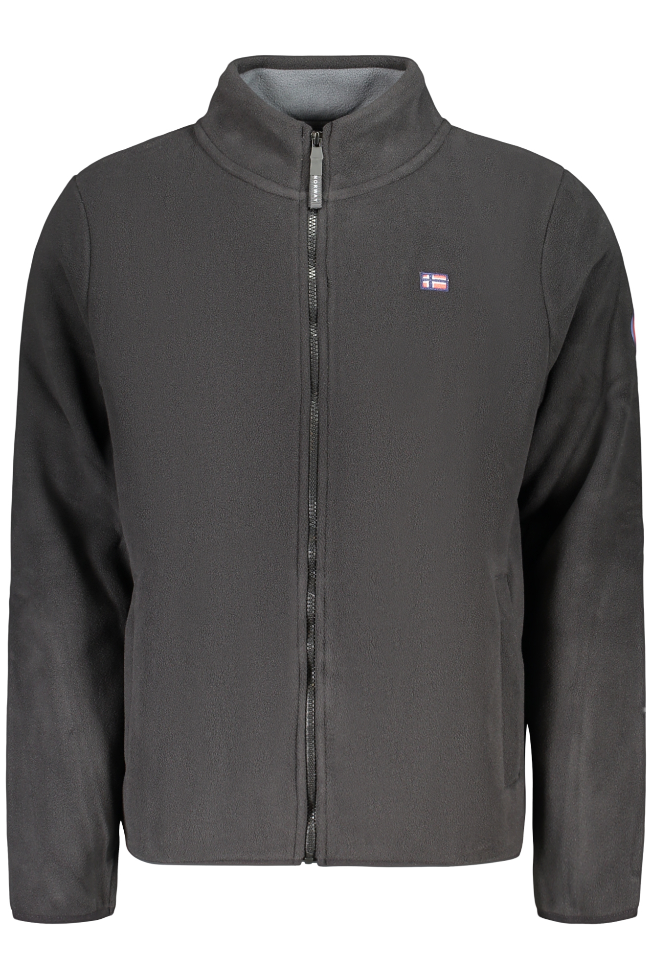 NORWAY 1963 FELPA CON ZIP UOMO - Nero