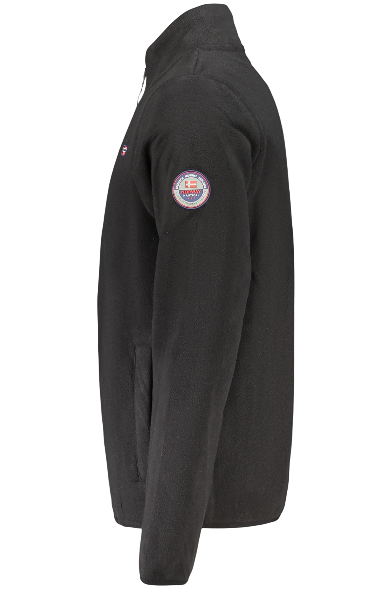 NORWAY 1963 FELPA CON ZIP UOMO - Nero - immagine 3