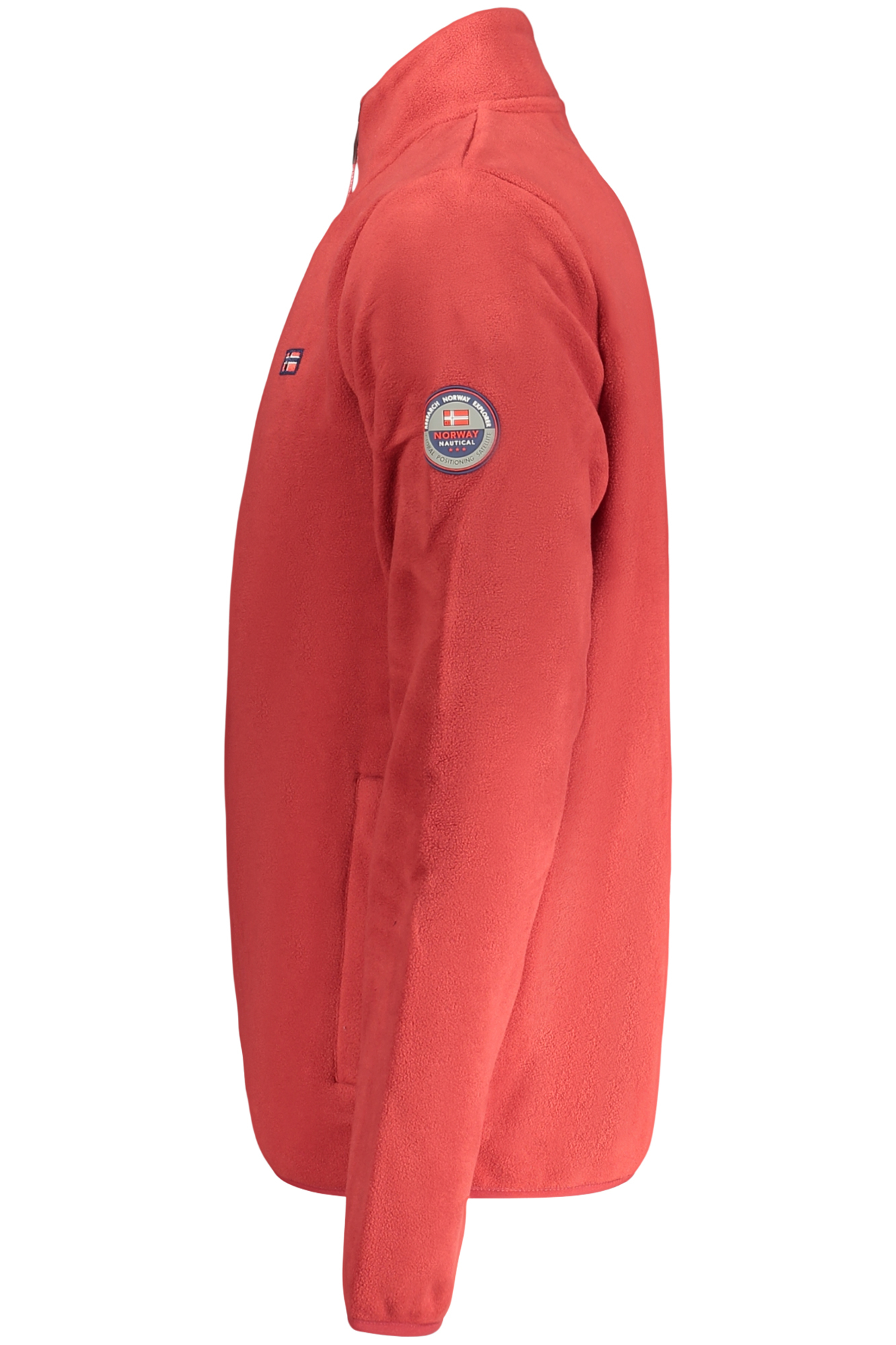 NORWAY 1963 FELPA CON ZIP UOMO - Rosso - immagine 3