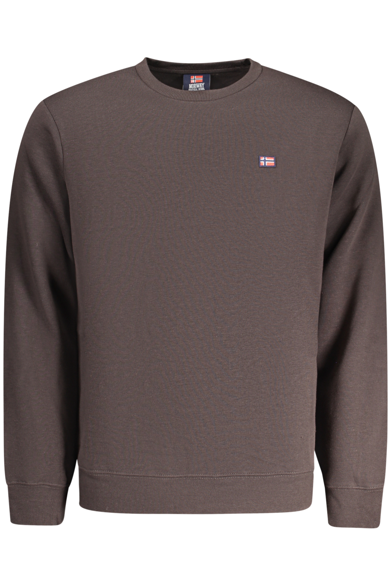 NORWAY 1963 FELPA SENZA ZIP UOMO - Marrone