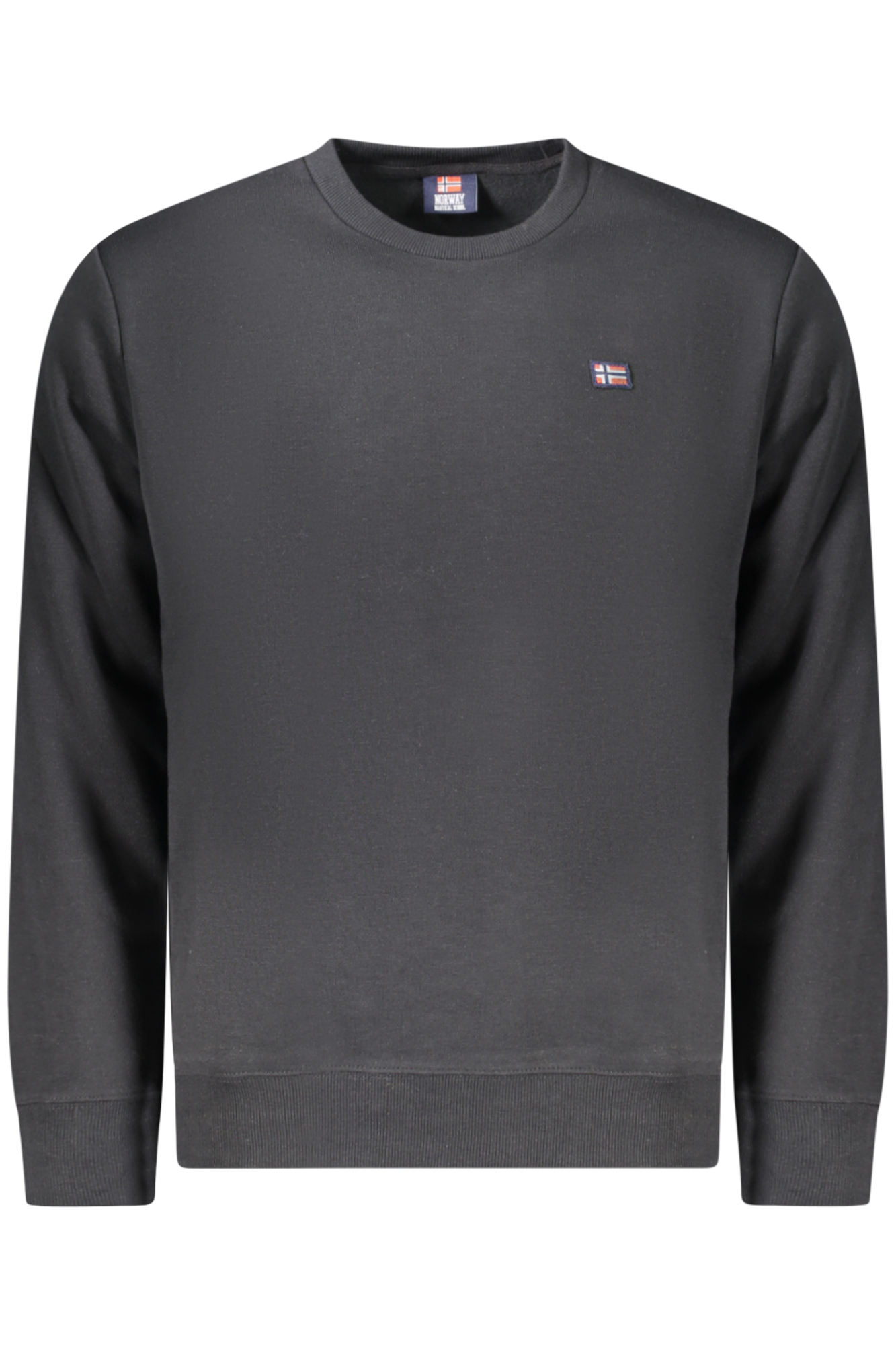 NORWAY 1963 FELPA SENZA ZIP UOMO - Nero