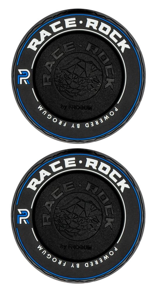 Coppia anelli Race Rock Velour blu