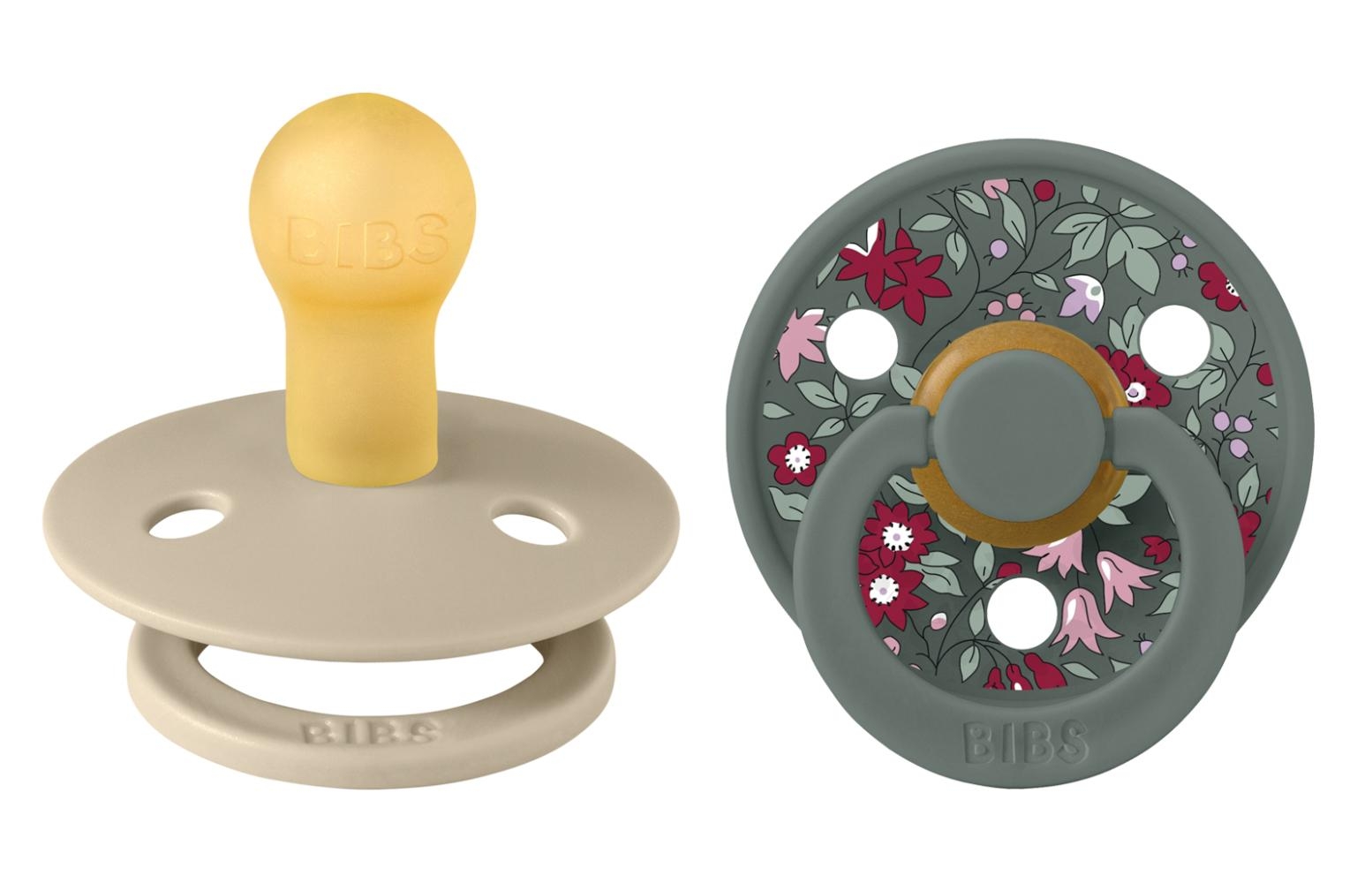 Colour x Liberty 2 ciucci in lattice taglia 1 Chamomile Lawn/Pine Mix